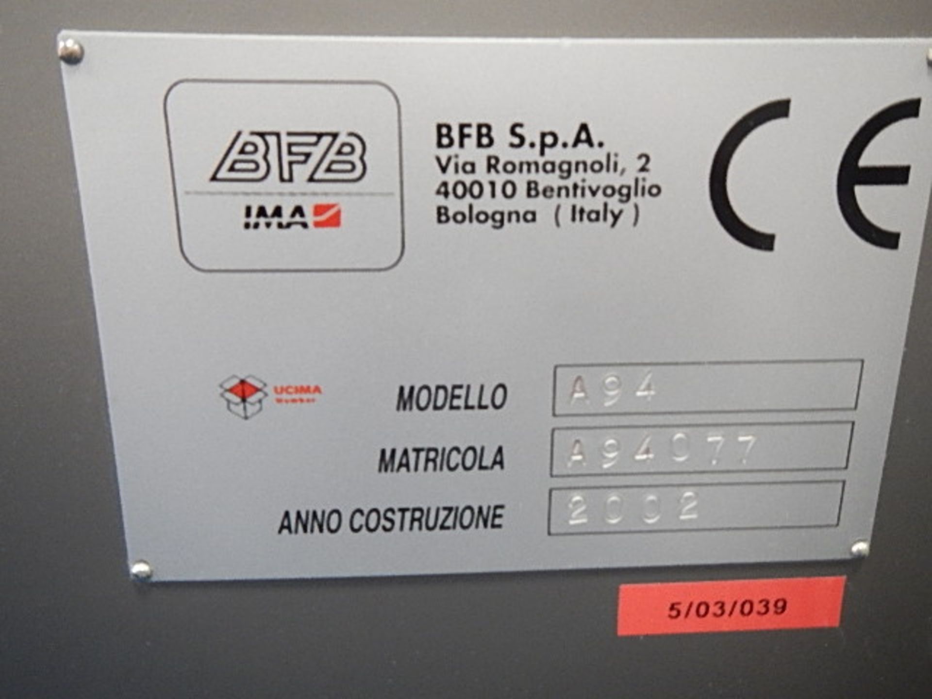 IMA Model A94 Fully Automatic Continuous Motion Horizontal Cartoner for Blisters - Image 15 of 15