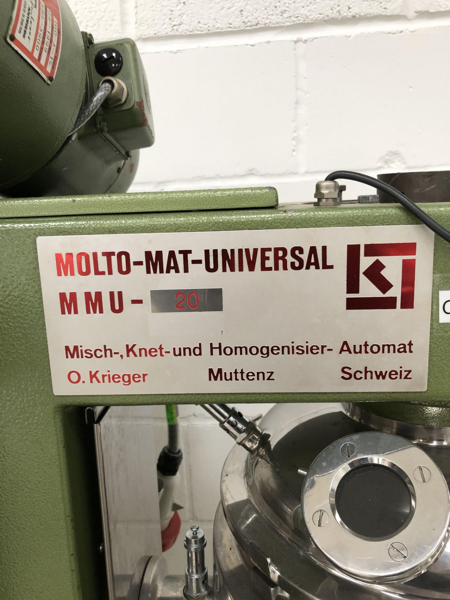 Kreiger Molto mat Universal Mixer and Homogenizer MMU-20 - Image 12 of 14