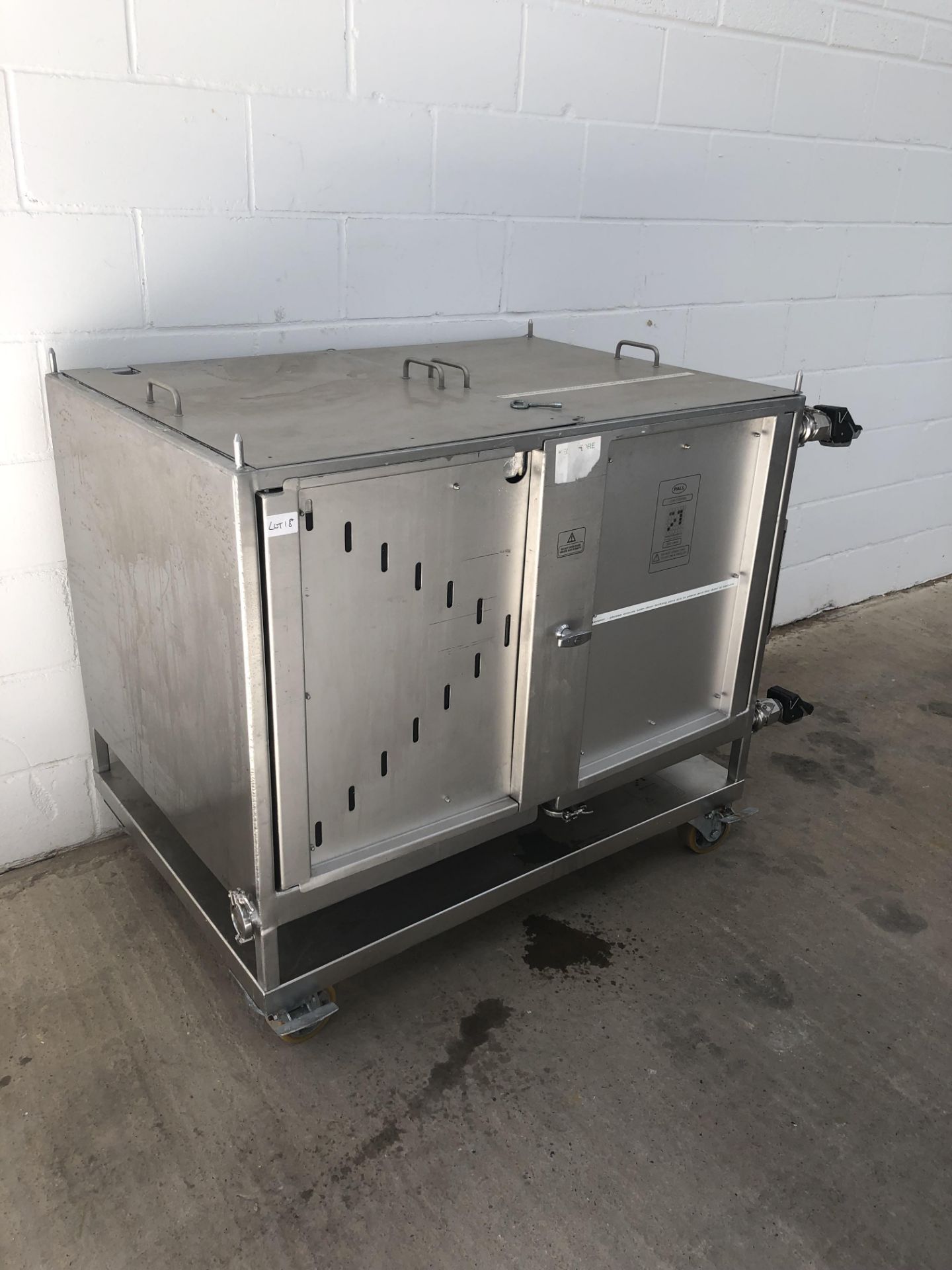 Pall Stainles Steel 500 L jacketed Mobile Holding Tote - Image 2 of 7