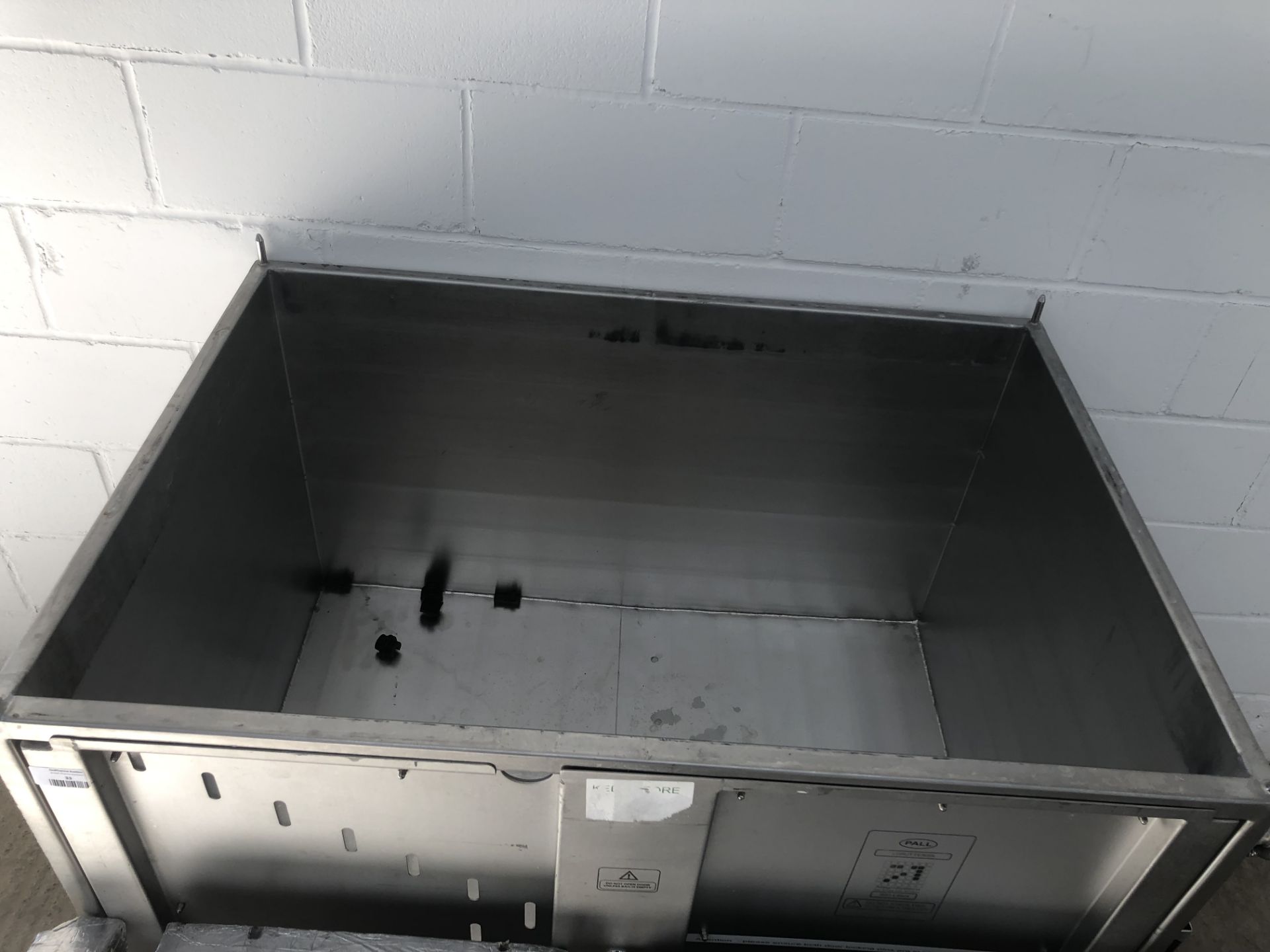 Pall Stainles Steel 500 L jacketed Mobile Holding Tote - Image 6 of 7