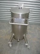 50 Litre Stainless Steel Mobile Vessel