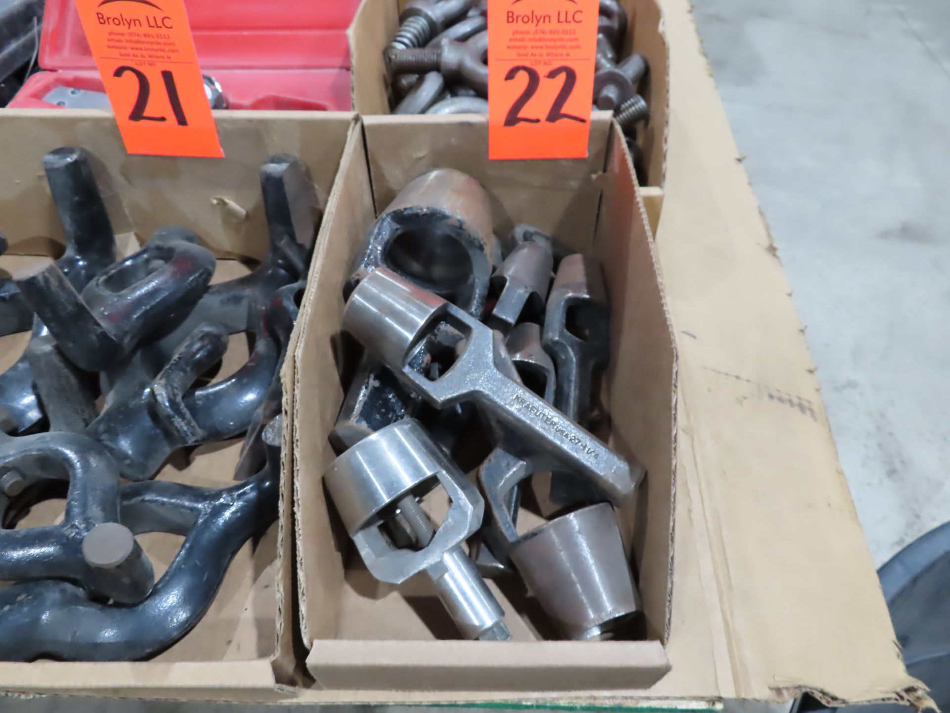 Large assortment of Kraeuter gasket punches. This item can be picked up onsite with no loading