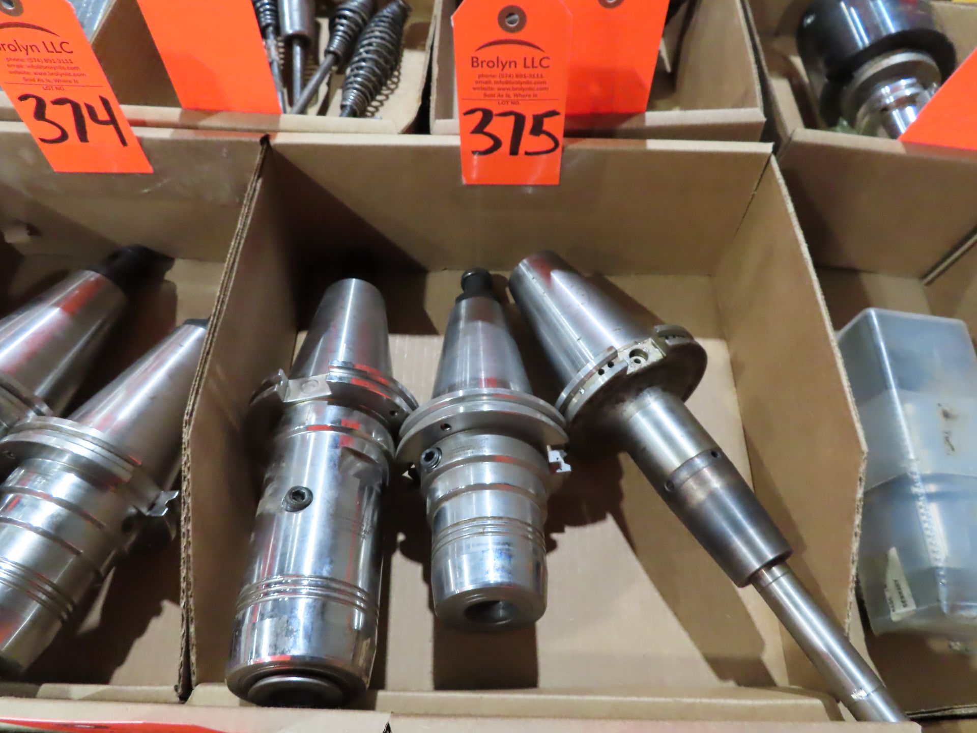 (Qty 3) Schunk CAT50 tools. This lot can be picked up onsite with no loading fee. Should you need
