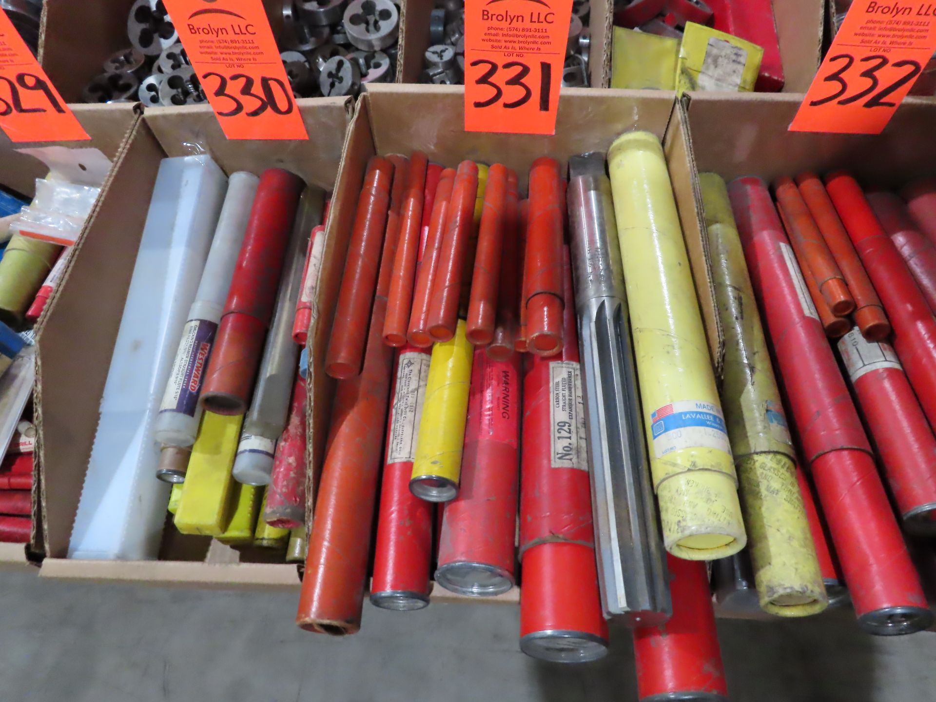 Large quantity of new reamers and/or drills. Most are new. This lot can be picked up onsite with