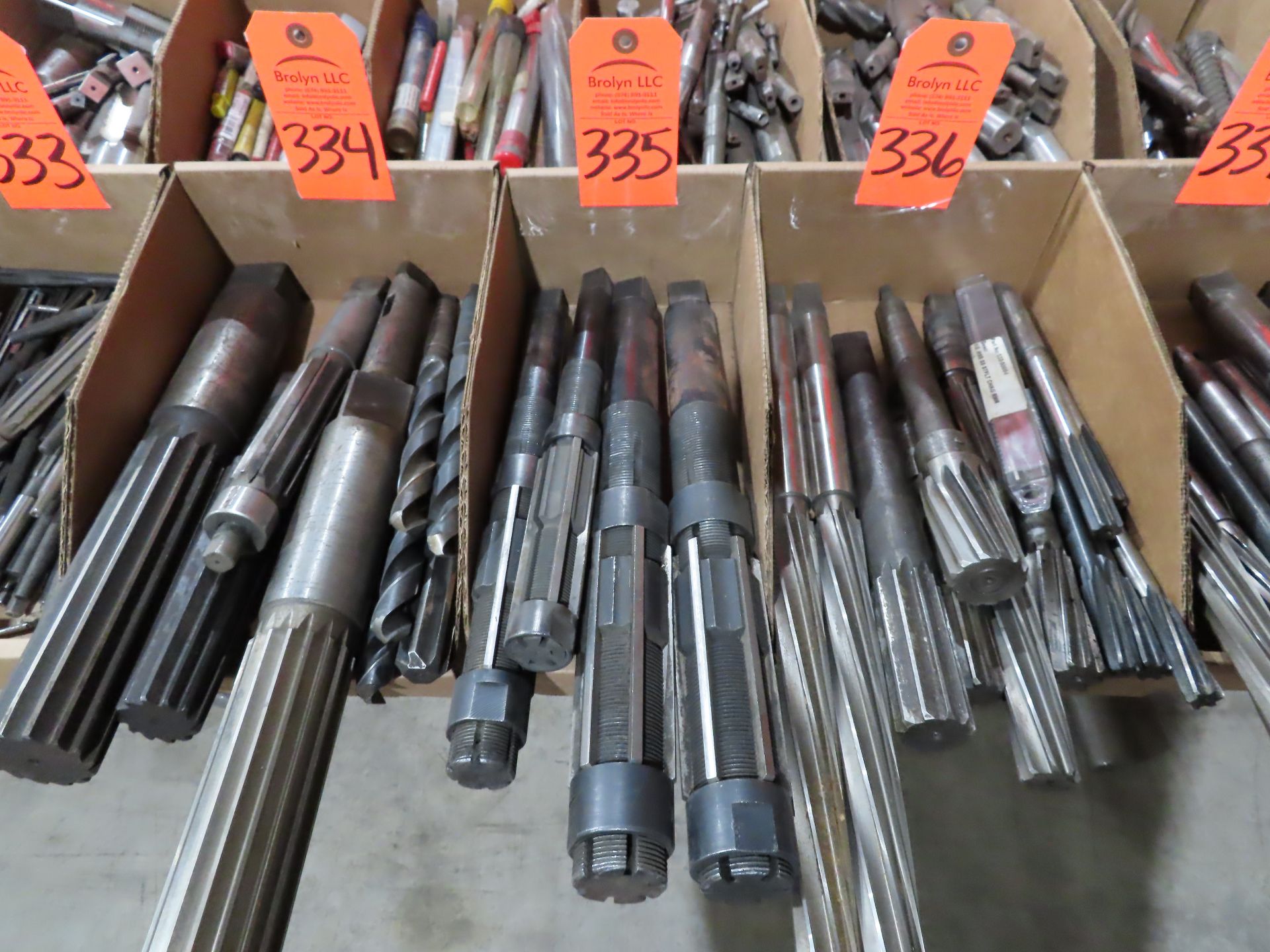 Large quantity of new reamers and/or drills. Most are new. This lot can be picked up onsite with