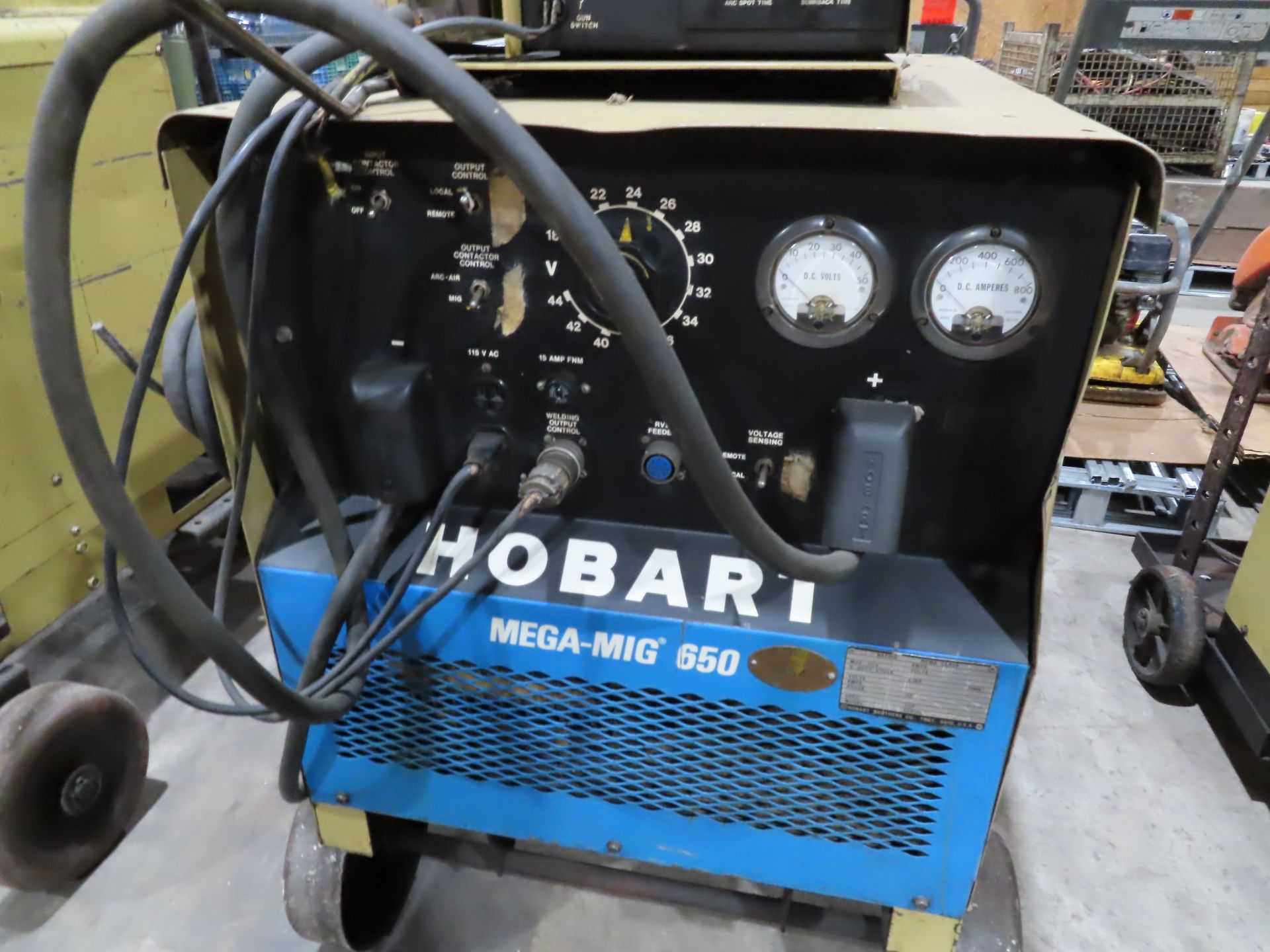 Hobart Mega-Mig 650 welder with Hobart 2410 feed unit. This item can be picked up onsite with no - Image 2 of 5