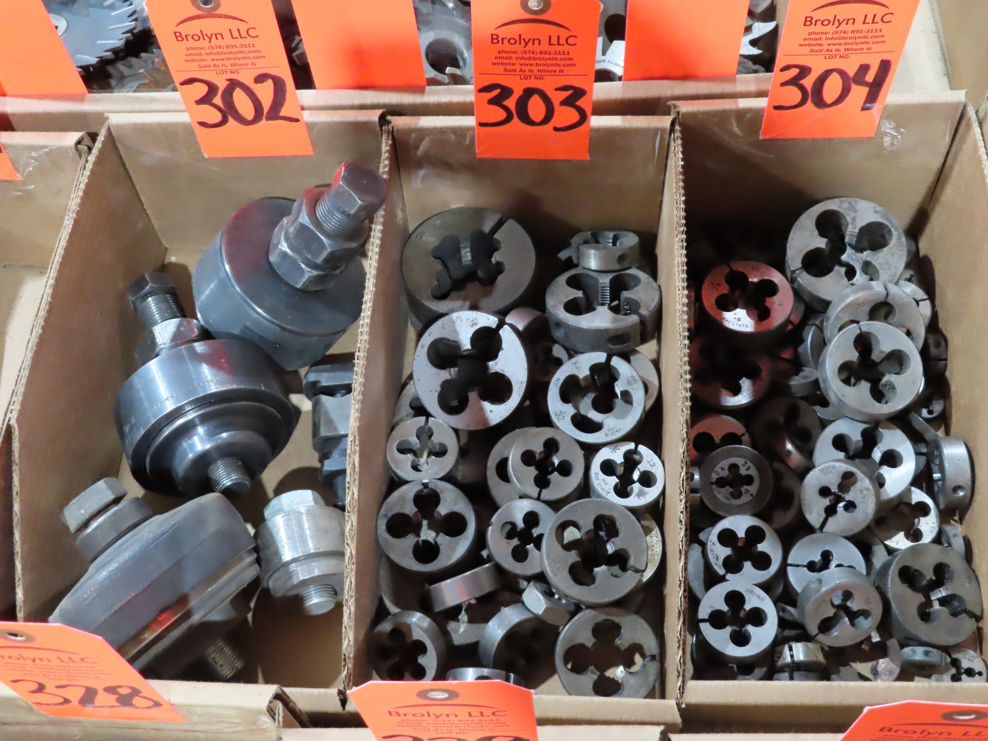 Large assortment of dies. This lot can be picked up onsite with no loading fee. Should you need