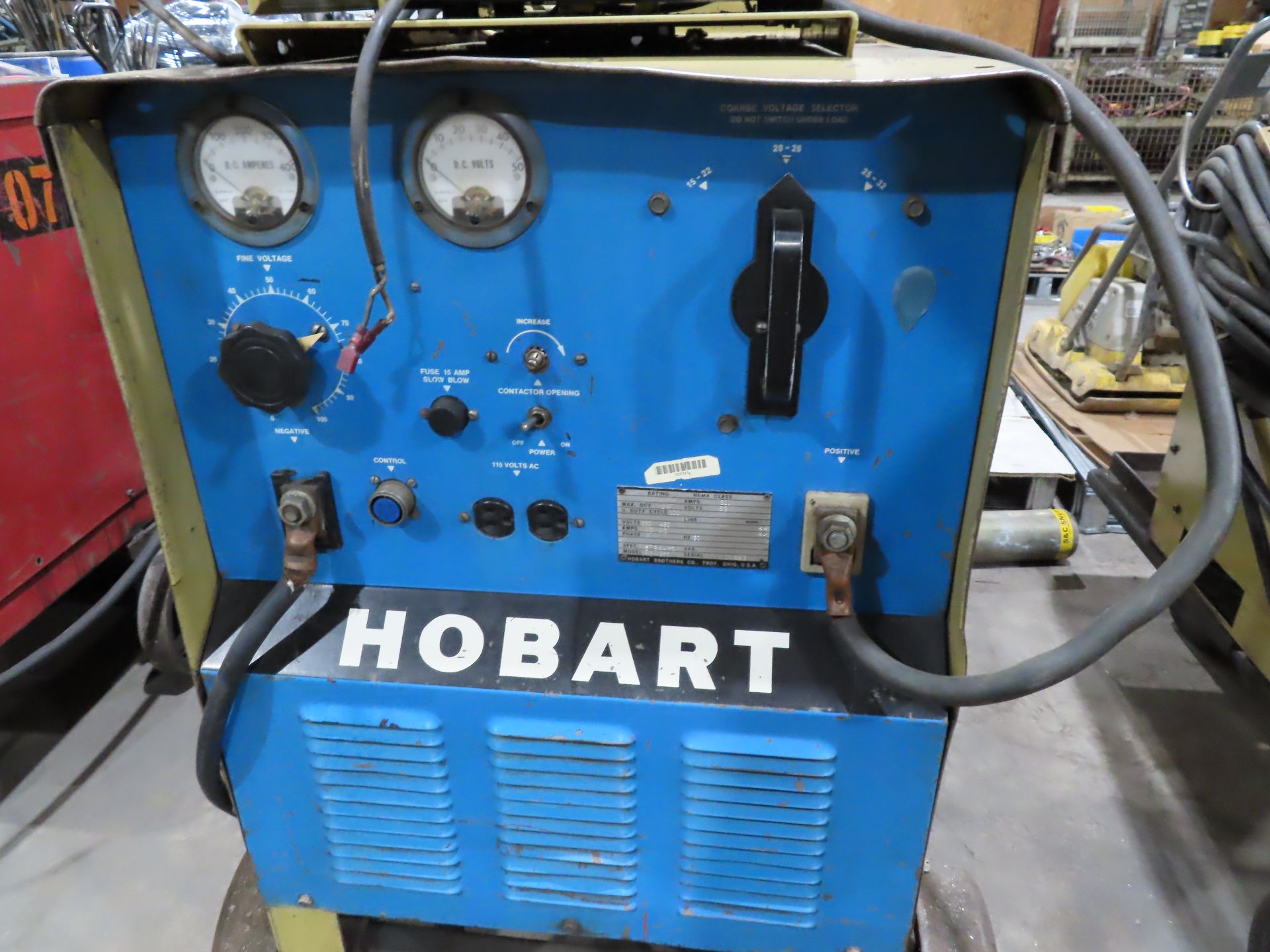 Hobart 300 amp welder with Hobart 2410 feed unit. This item can be picked up onsite with no - Image 2 of 6