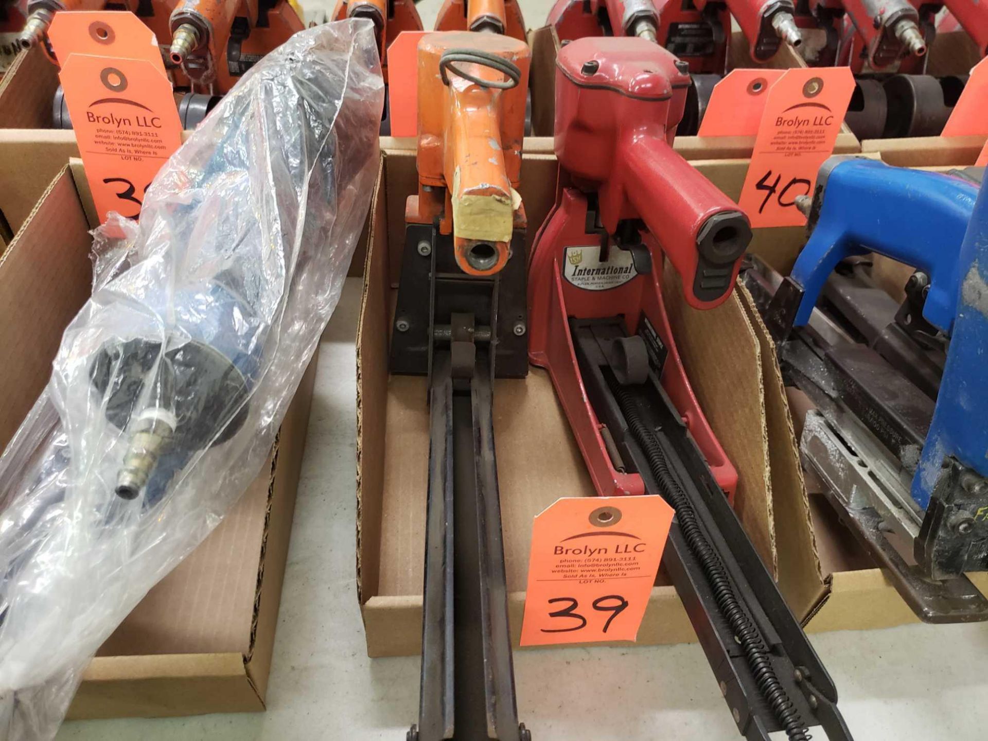 Qty 2 - CCC and ISM pneumatic staplers.