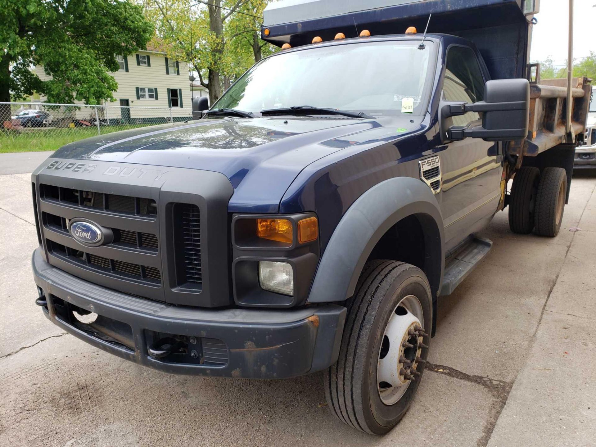 2008 Ford F550 dump truck. VIN 1FDAF56Y78EE30860. V10. - Image 4 of 26