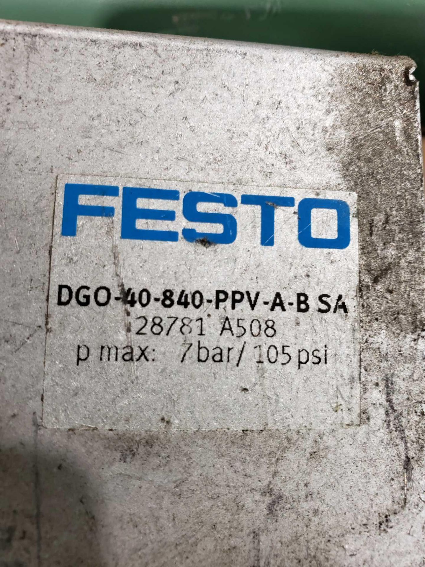 Qty 2 - Festo linear slide model DGO-40-840-PPV-AB. - Image 2 of 2