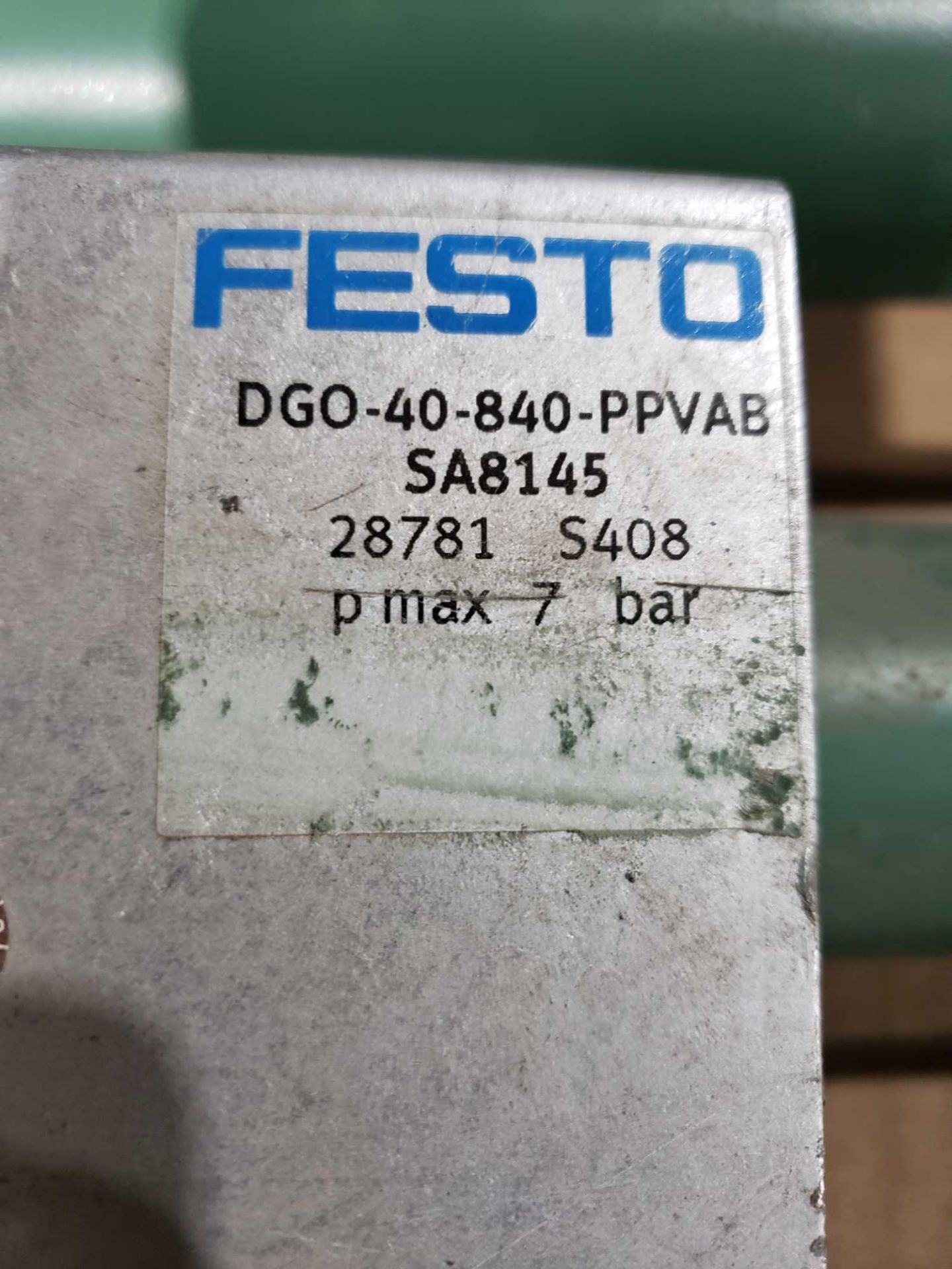 Qty 2 - Festo linear slide model DGO-40-840-PPV-AB. - Image 2 of 2