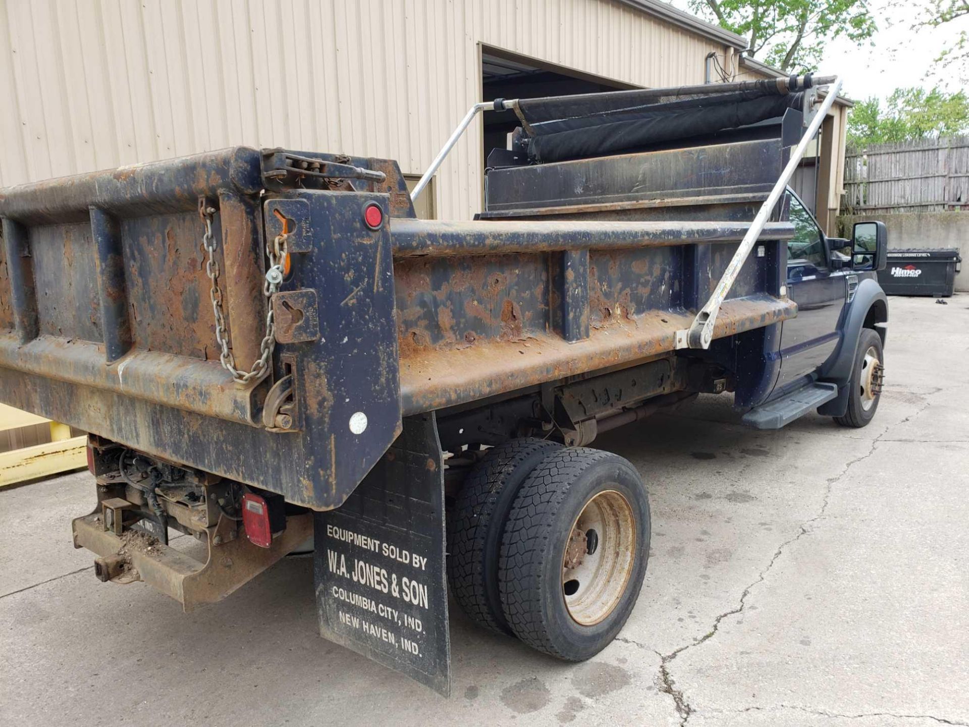 2008 Ford F550 dump truck. VIN 1FDAF56Y78EE30860. V10. - Image 10 of 26