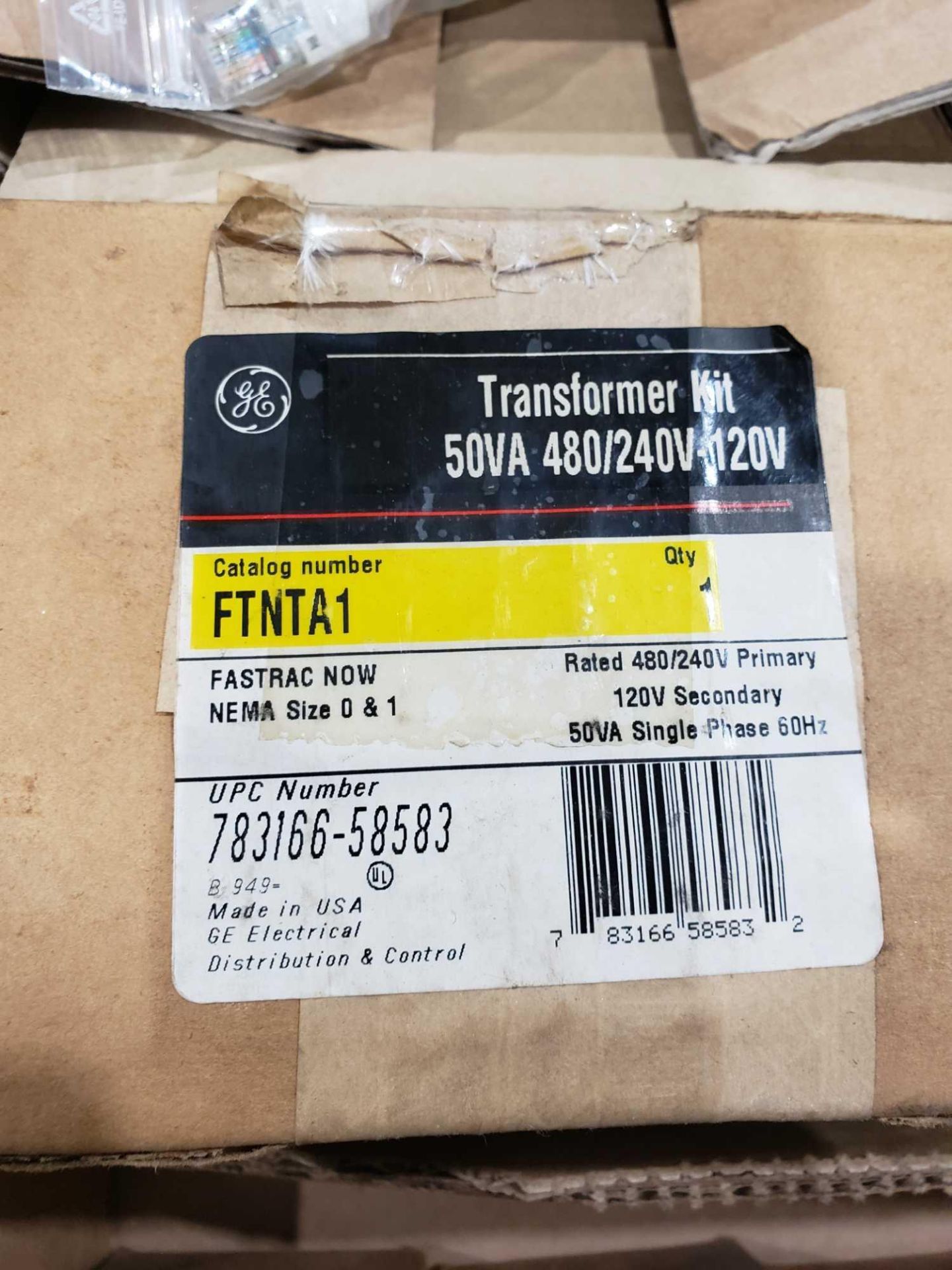 GE catalog FTNTA1 tranformer kit. New in box. - Image 2 of 2