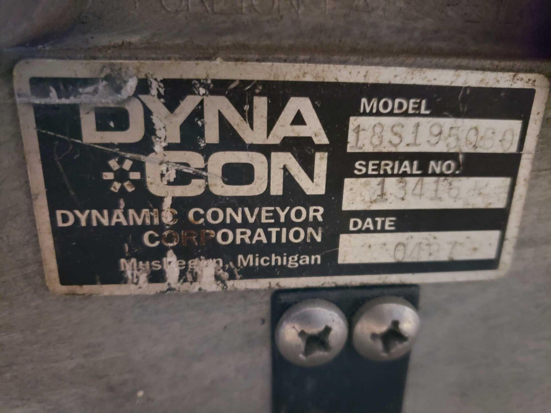 Qty 2 - DynaCon powered conveyor sections 84"x18" and 72"x18" - Image 4 of 4