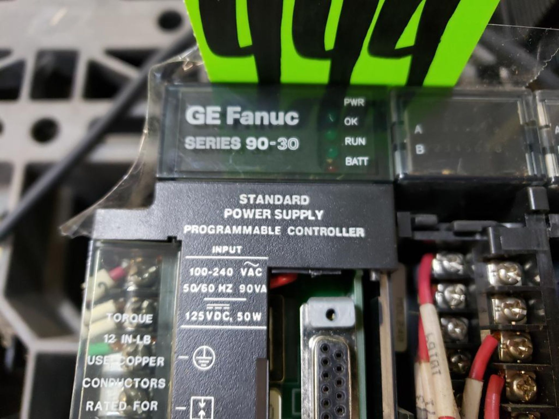 GE 90-30 series PLC rack - Image 2 of 2