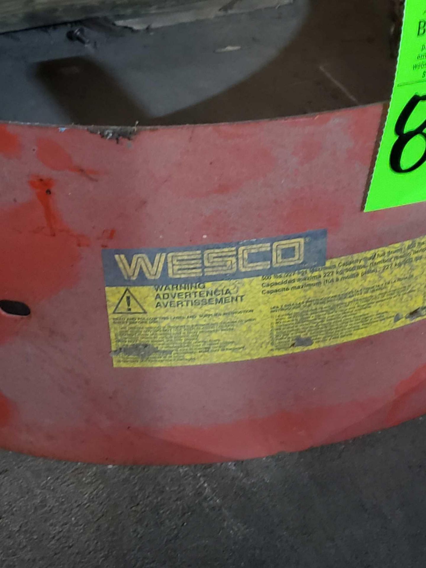 Wesco barrel lifting attachment - Image 2 of 2