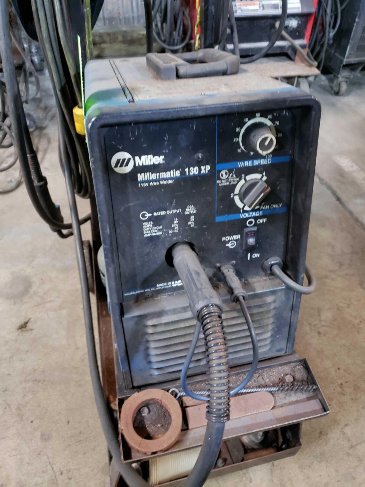Miller Millermatic 130XP welder with built in wire feed. 110v. - Image 2 of 4