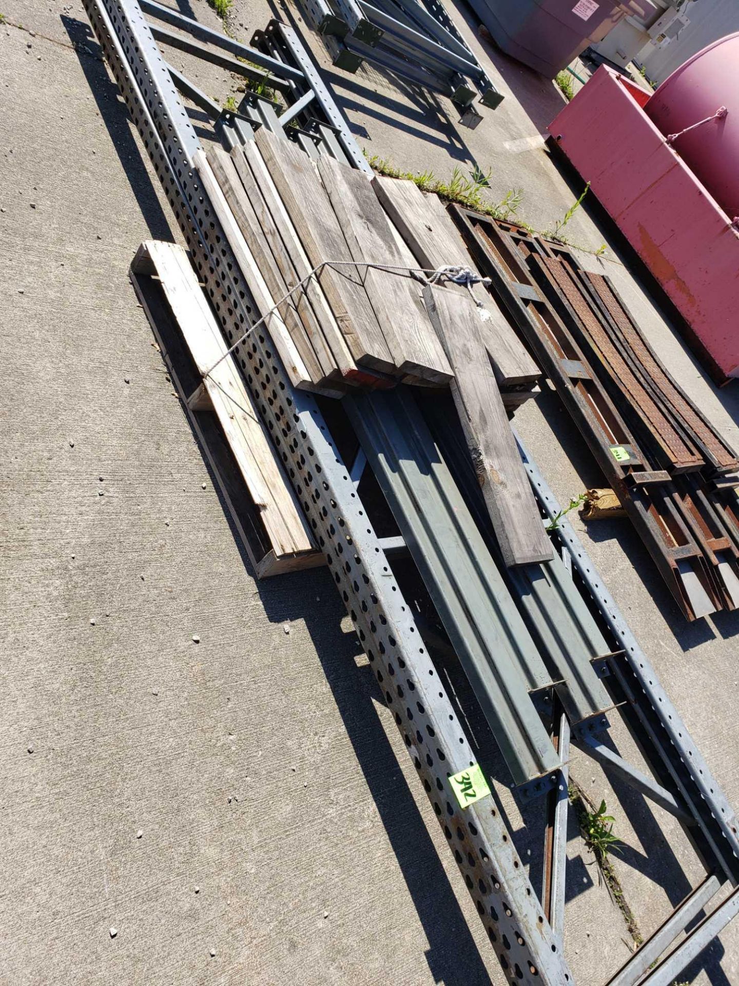 Pallet racking as pictured.