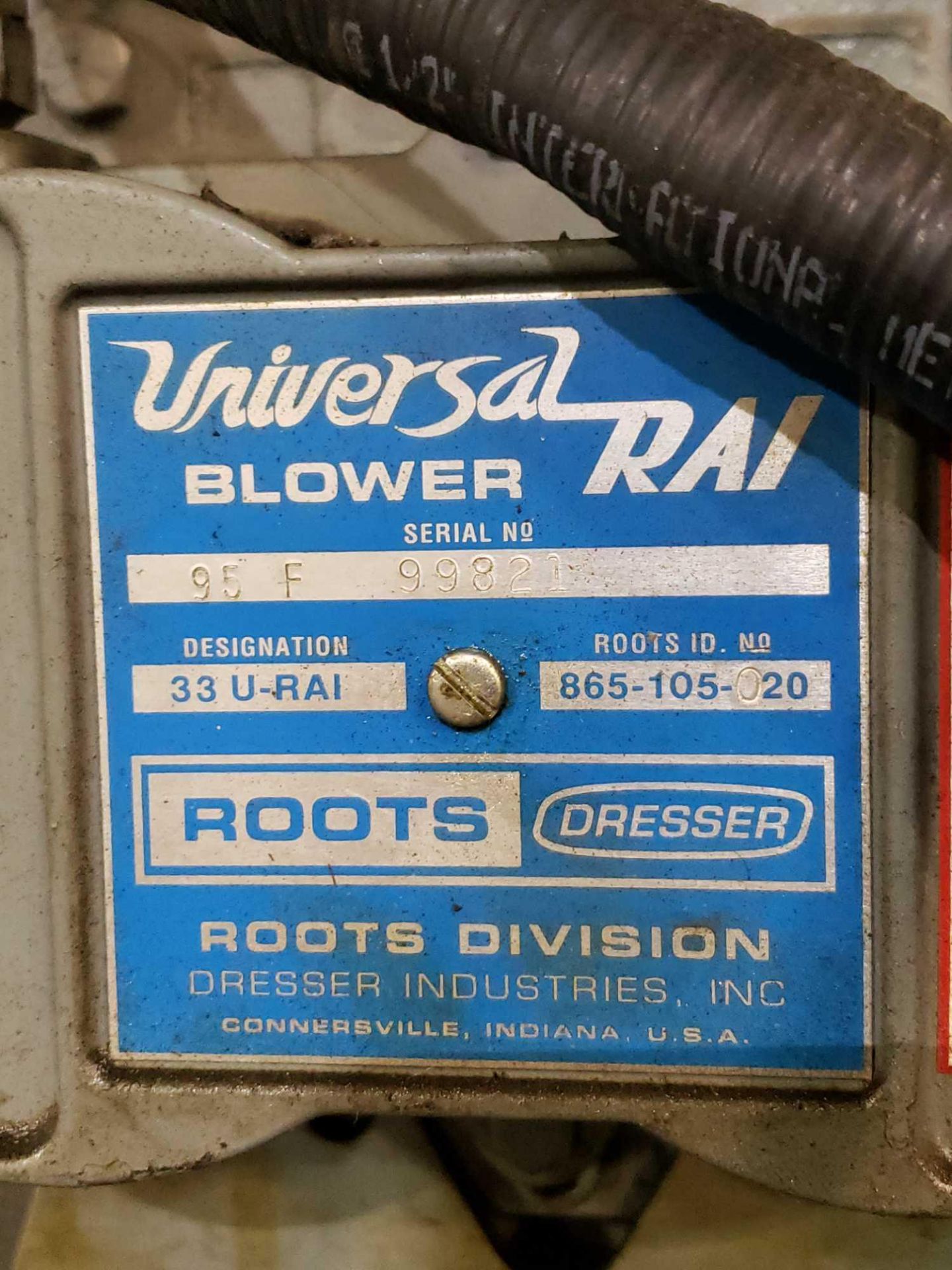 PneuVac system with Roots 33U-RAI blower and 3hp Brook Hansen 575v motor - Image 5 of 9