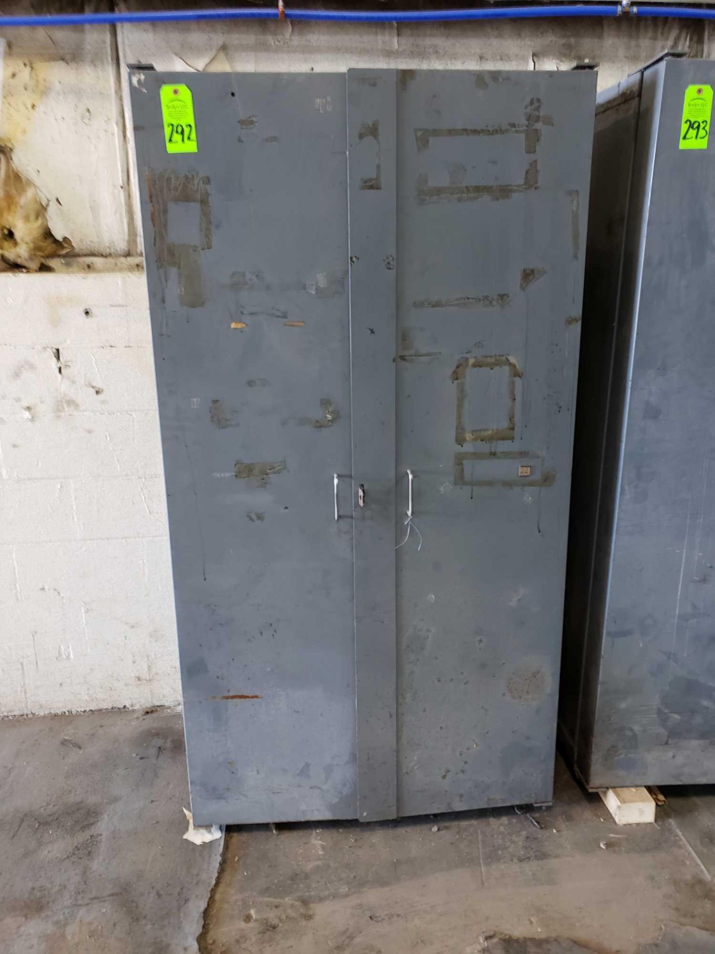 Heavy duty industrial cabinet for Akro bins. 72" tall x 38" wide x 24" deep.