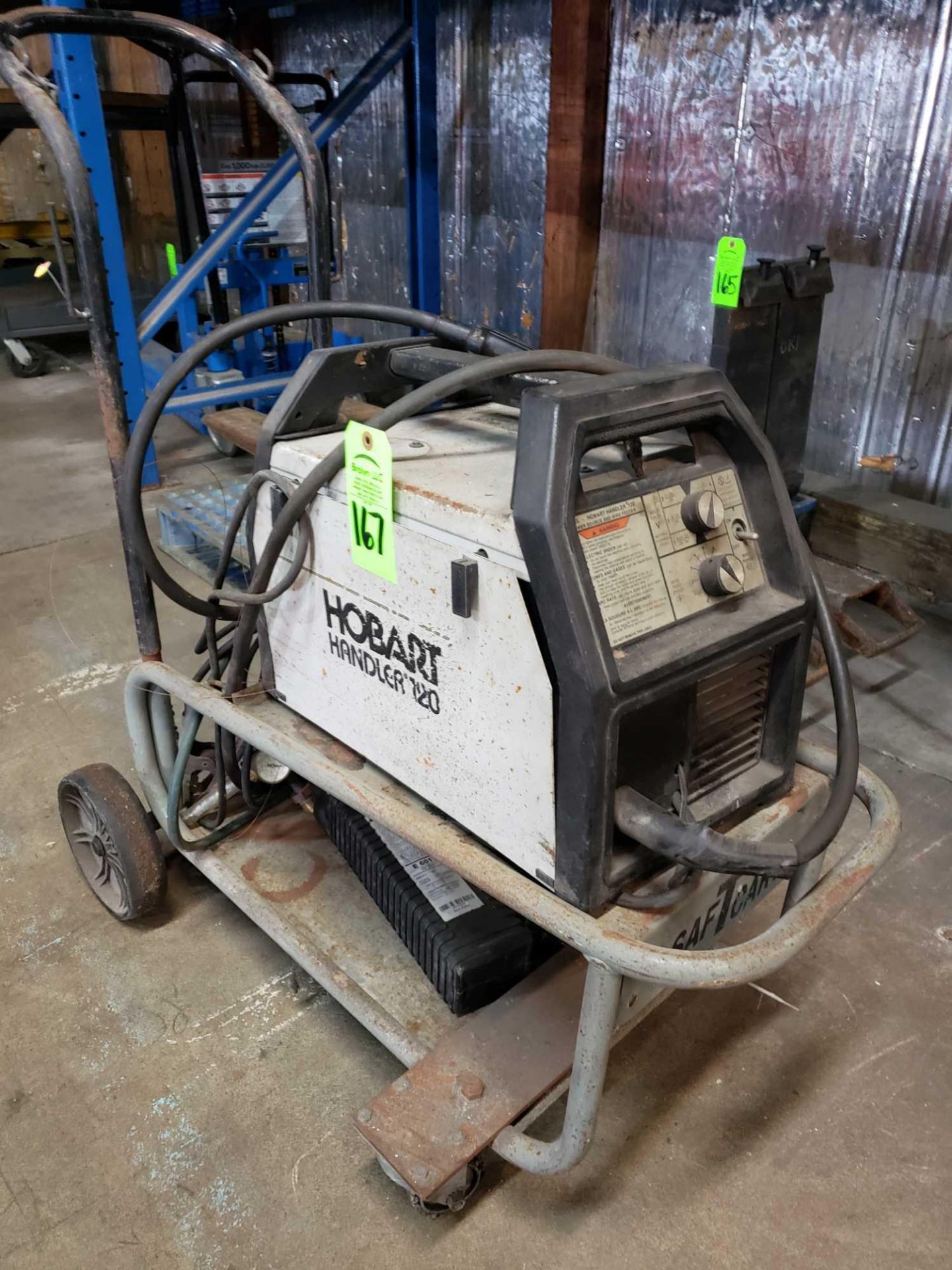 Hobart Handler 120 welder. 120v with cart.