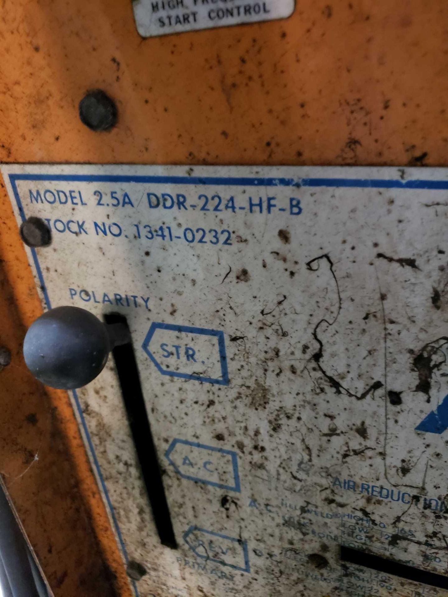 Airco model 2.5A-DDR-224-HF-B welder. - Image 3 of 5