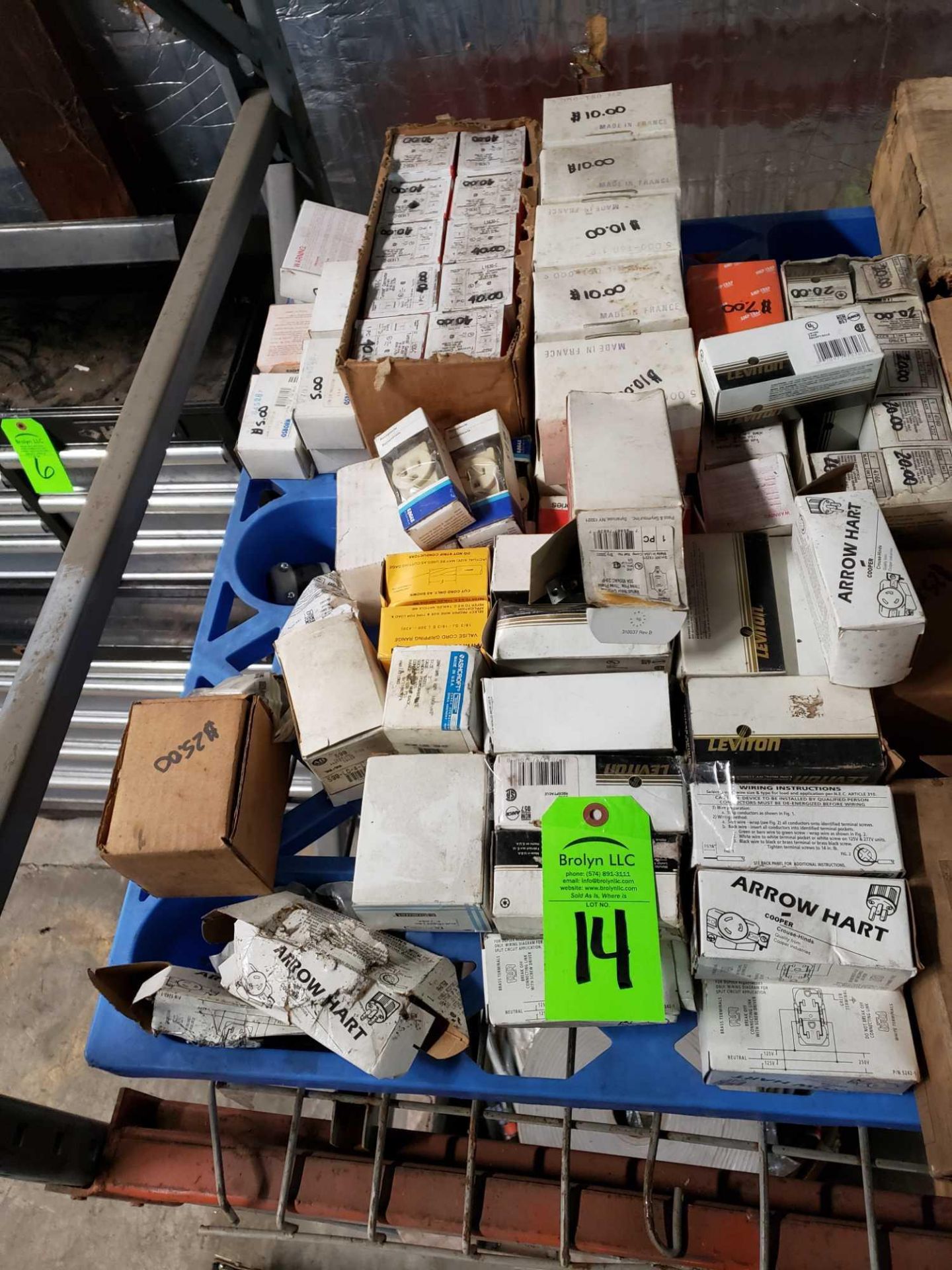 Large lot of assorted electrical. Mostly new in box.