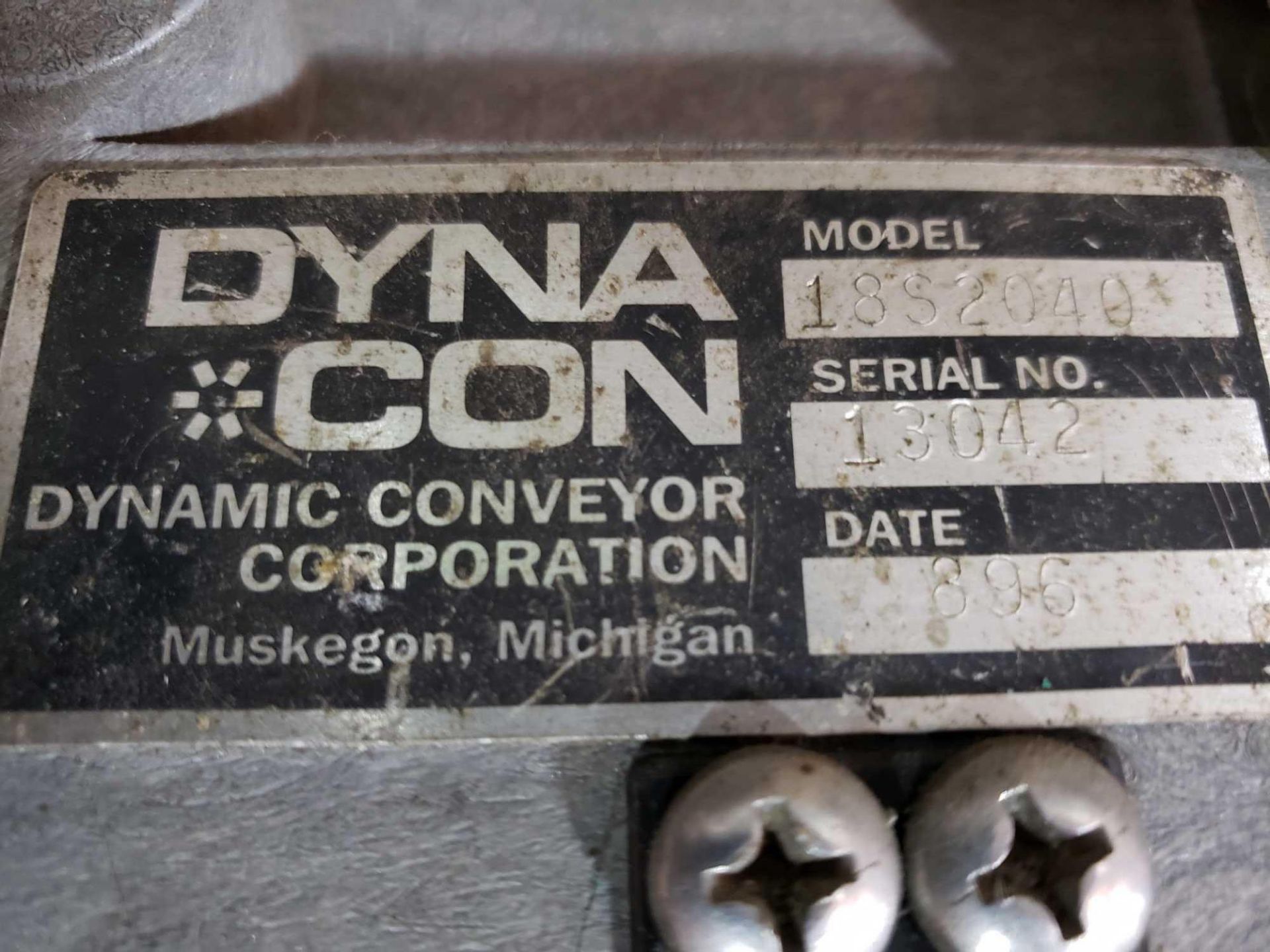 Qty 2 - DynaCon powered conveyor sections 84"x18" and 72"x18" - Image 3 of 4