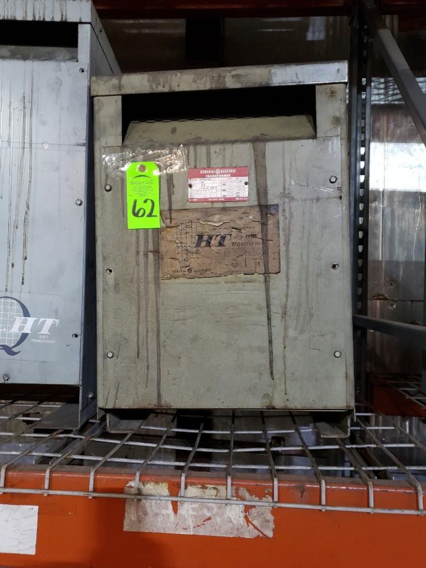 GE 37.5kVA tranformer. Model 9T23Y522.