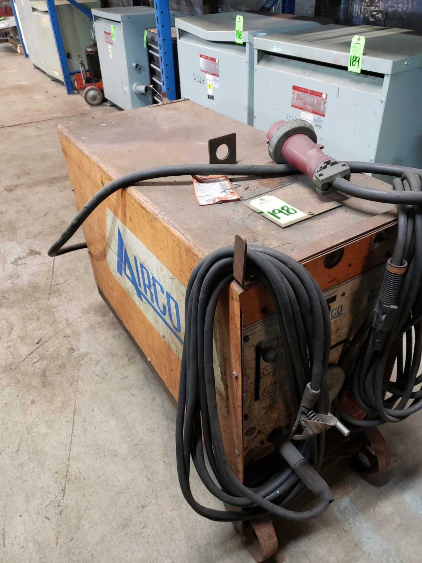 Airco model 2.5A-DDR-224-HF-B welder.