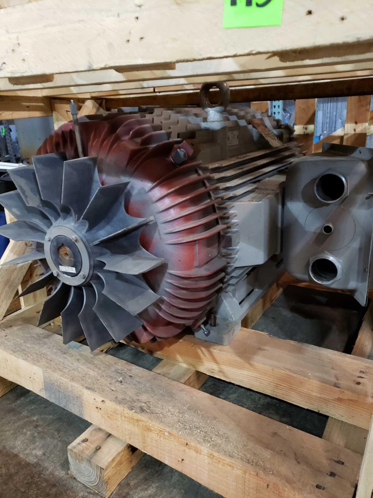 300hp Baldor Reliance Super E Service duty motor Spec M4403T-4-M25B. Rebuilt 449t frame, 460v,