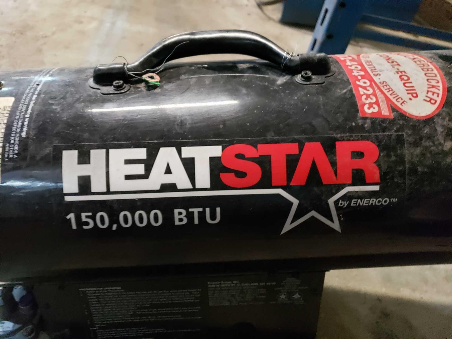 HeatStar model HS170FATNG natural gas construction heater. - Image 2 of 4