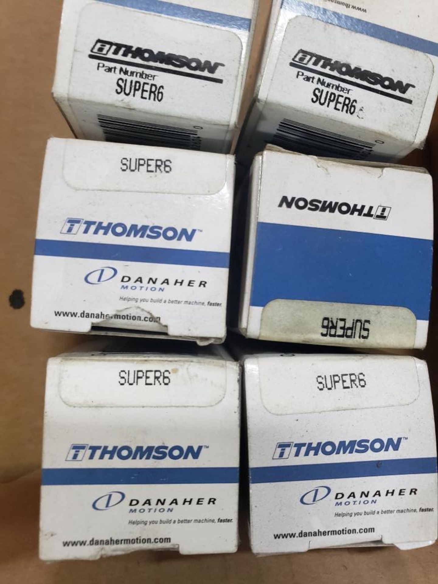 Qty 6 - Thomson bearing part number Super6. New in boxes. - Image 2 of 2