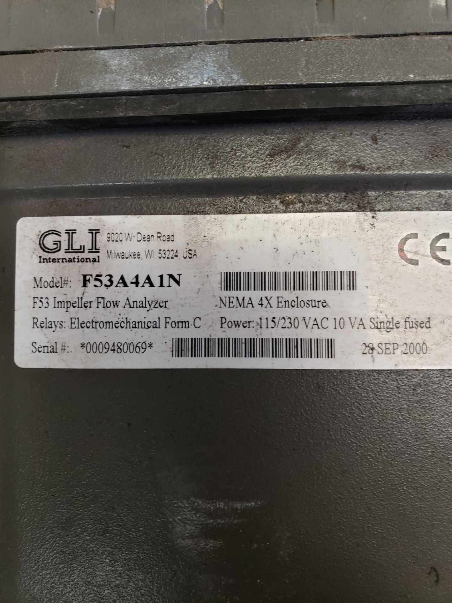 GLI model F53A4A1N flow controller - Image 3 of 3
