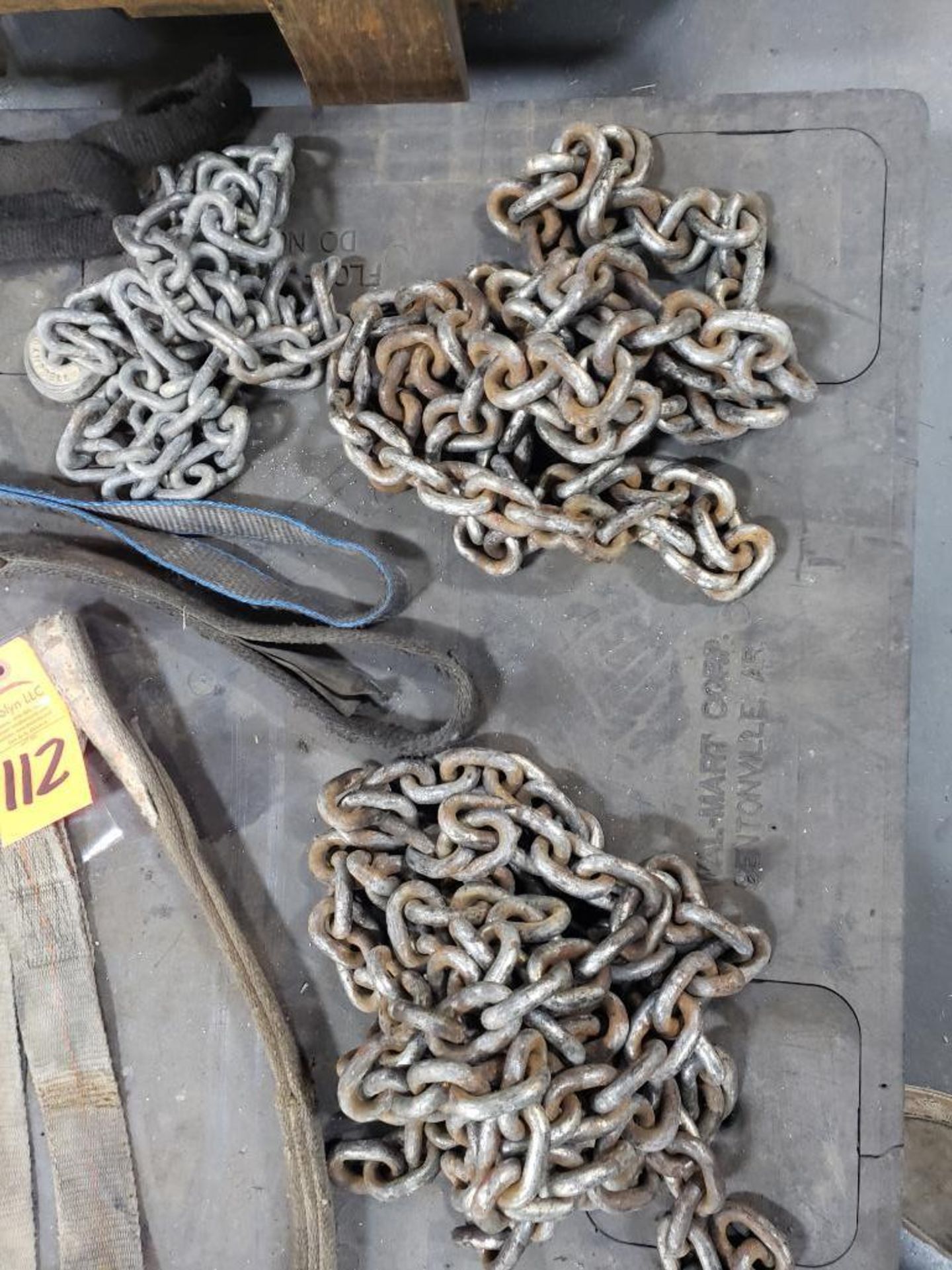 Pallet of assorted rigging / lifting slings and chains - Image 5 of 5