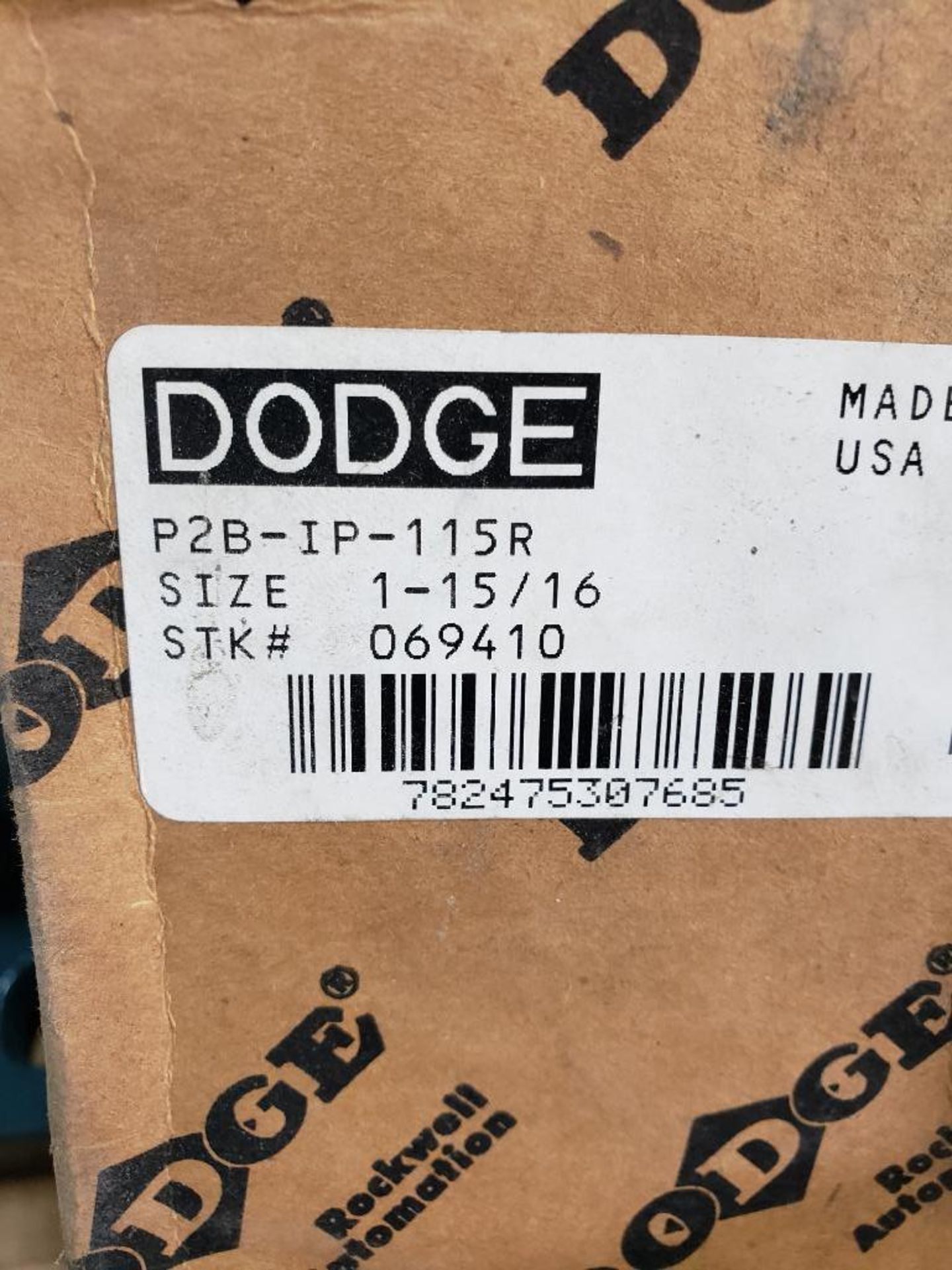 Dodge bearing part number P2B-IP-115R. New in box. - Image 3 of 3