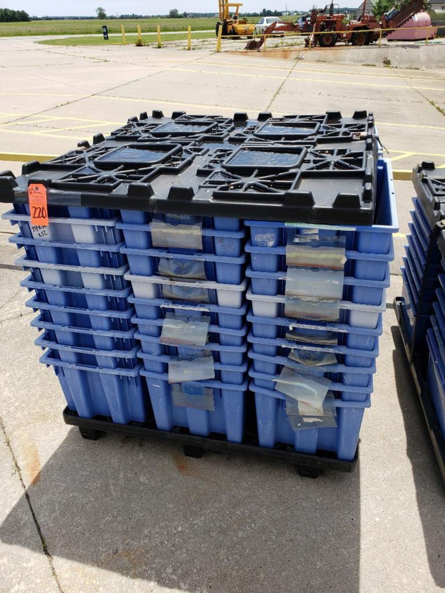 Qty 54 - Bins 24"x16"x12" with pallet.