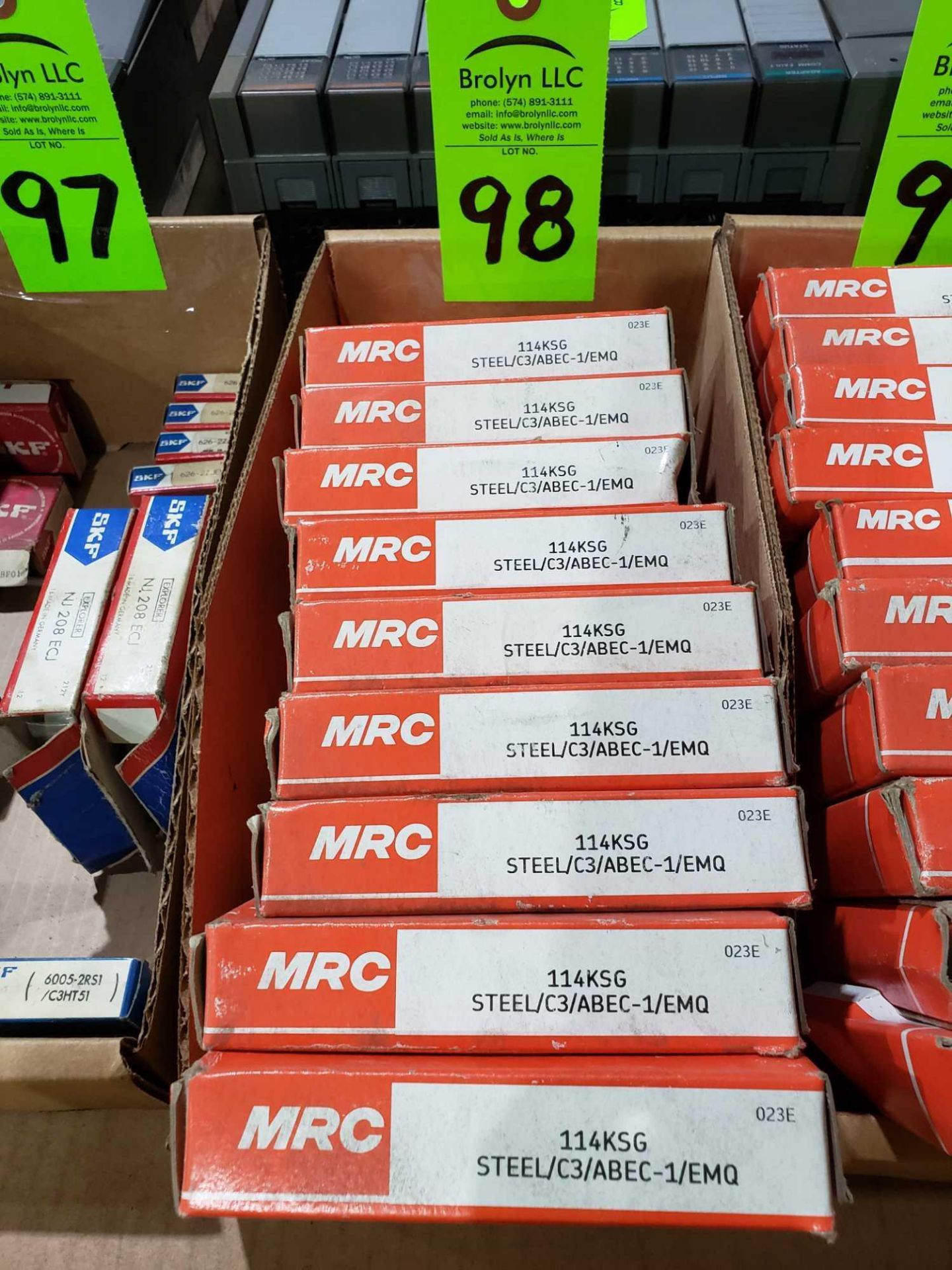 Qty 9 - MRC part number 114KSG. New in boxes as pictured.