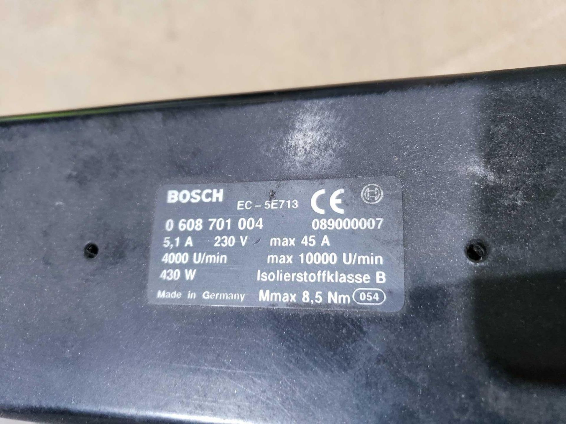 Bosch Spindle drive. Part numbers 0-608-609-007, 0-608-701-004, and 3-608-613-001. - Image 3 of 4