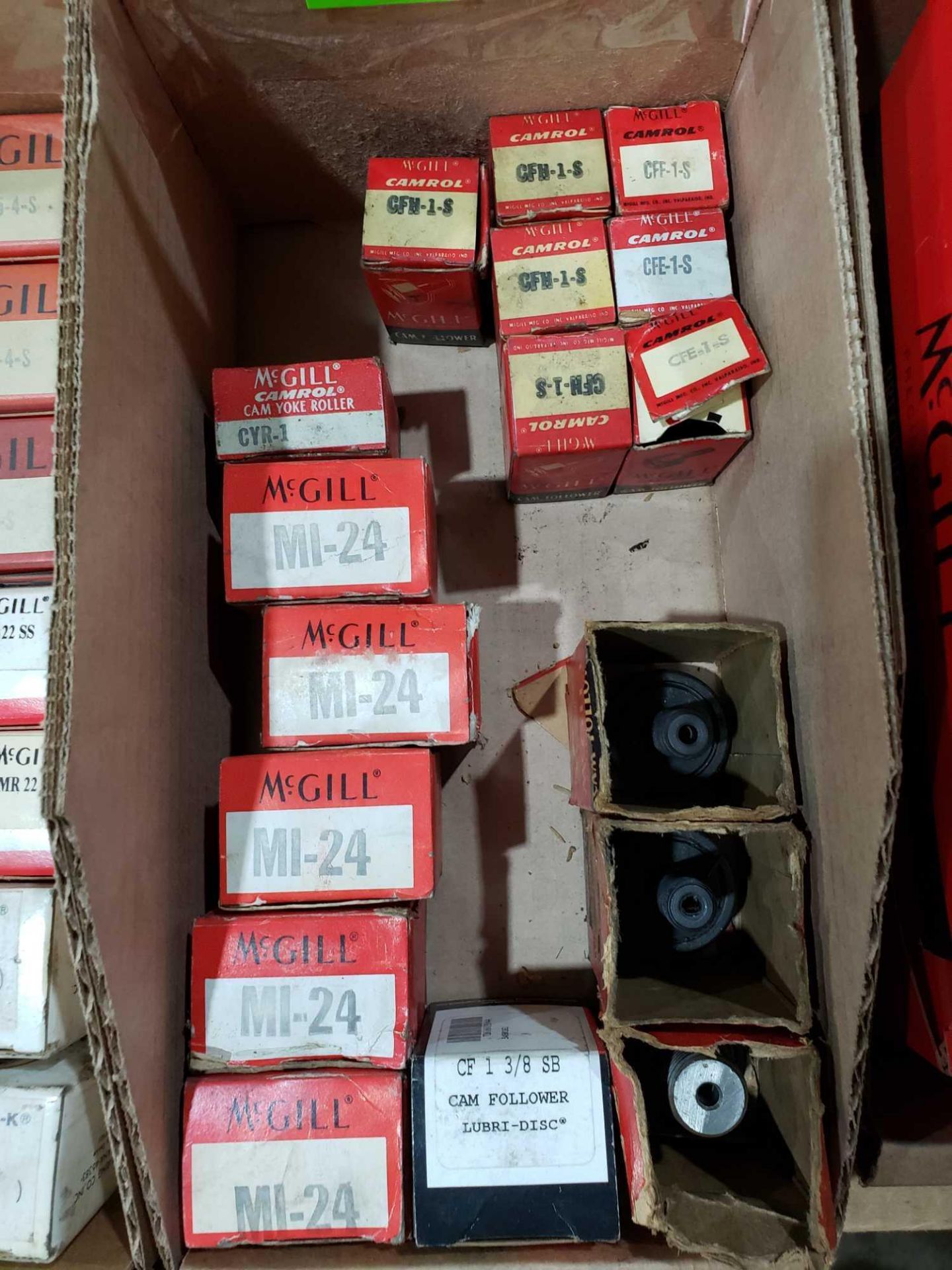 Qty 18- McGill bearings, assorted part numbers. New in boxes as pictured. - Image 2 of 2