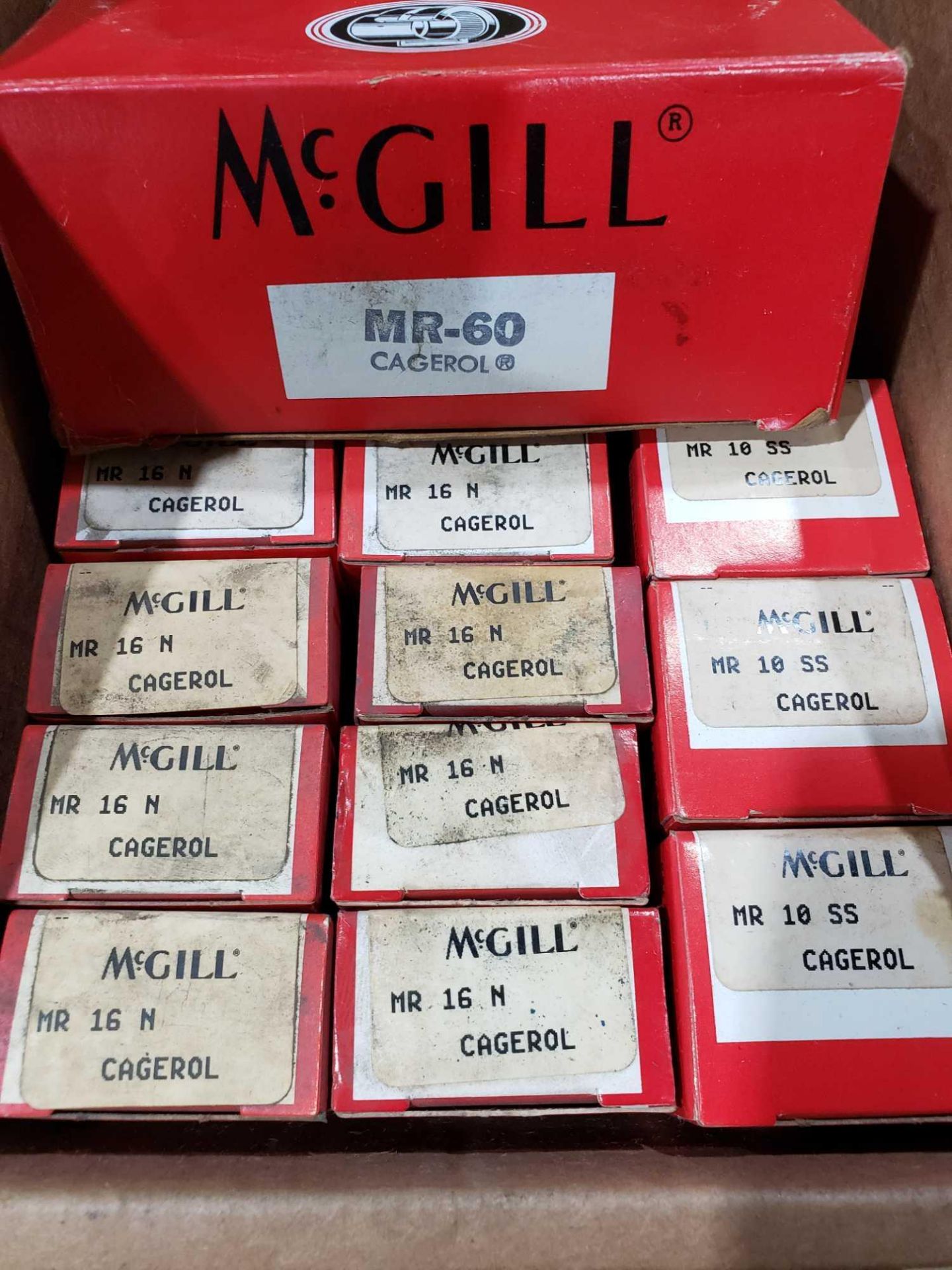 Qty 12- McGill bearings, assorted part numbers. New in boxes as pictured. - Image 2 of 2