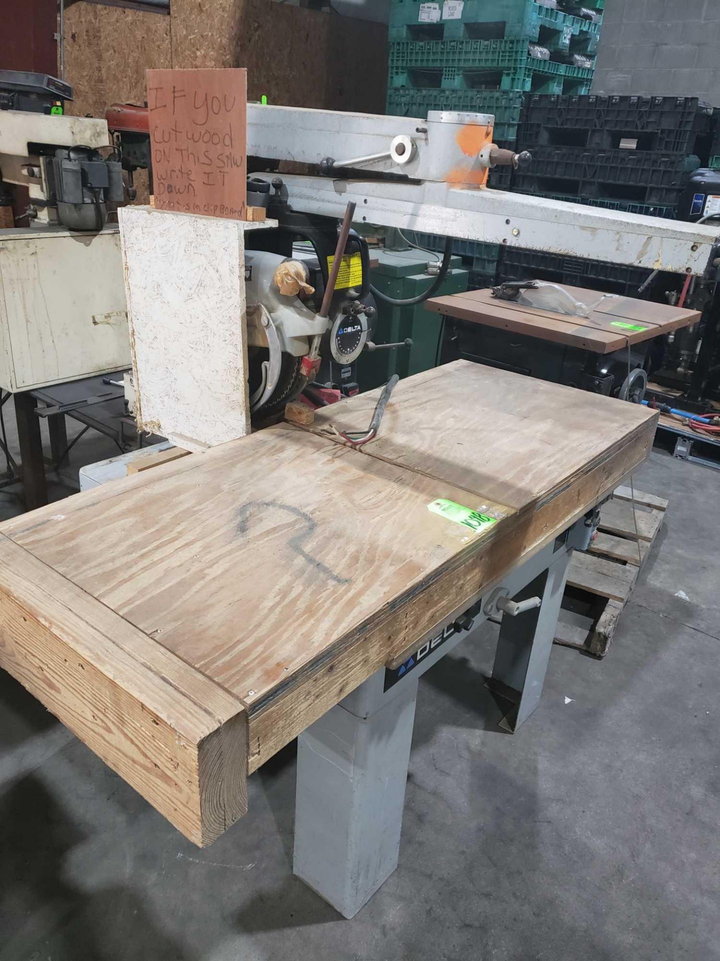 Delta Radial Arm saw.