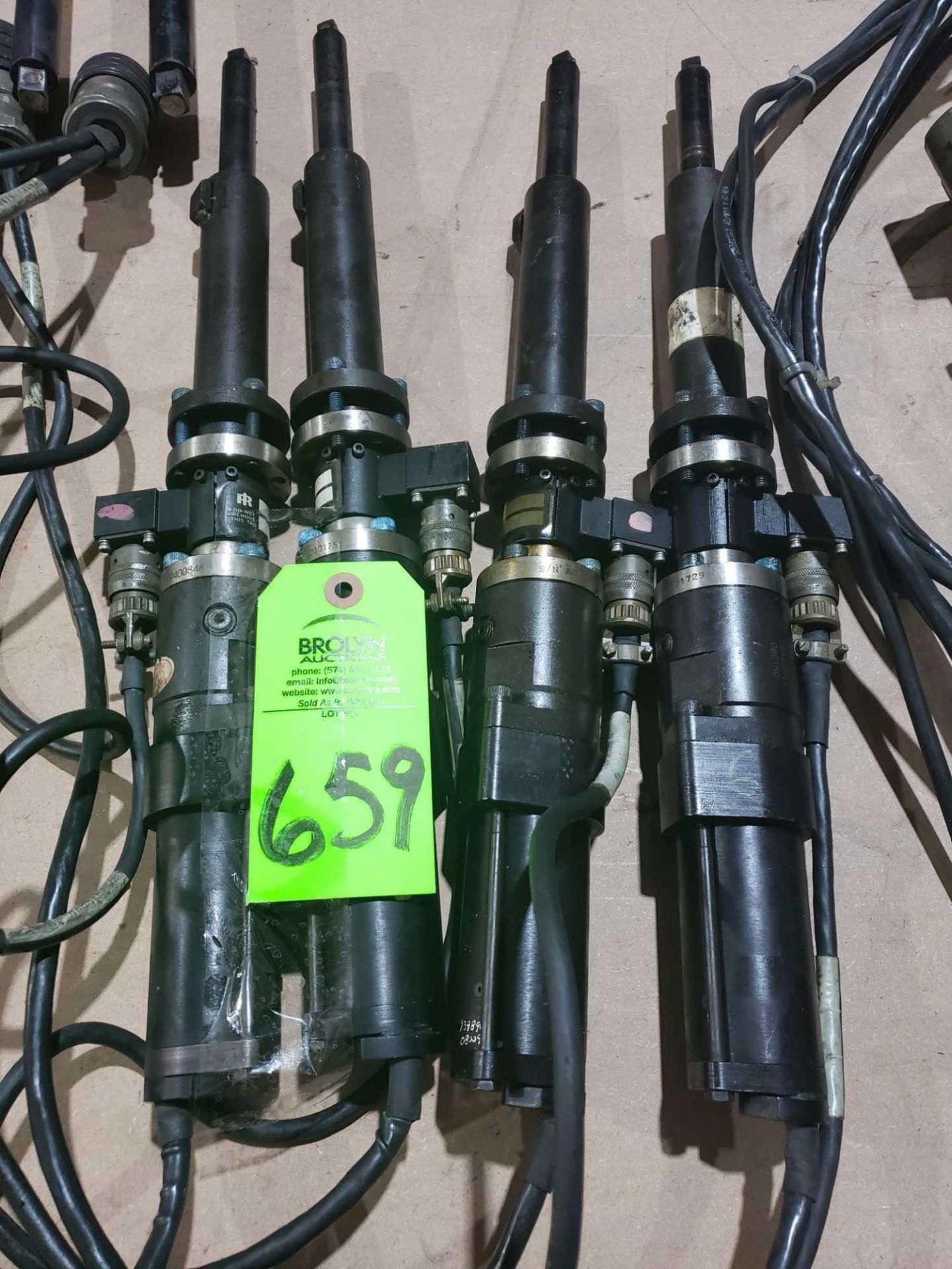 Qty 4 - Assorted Ingersoll Rand servo drive nutrunners.