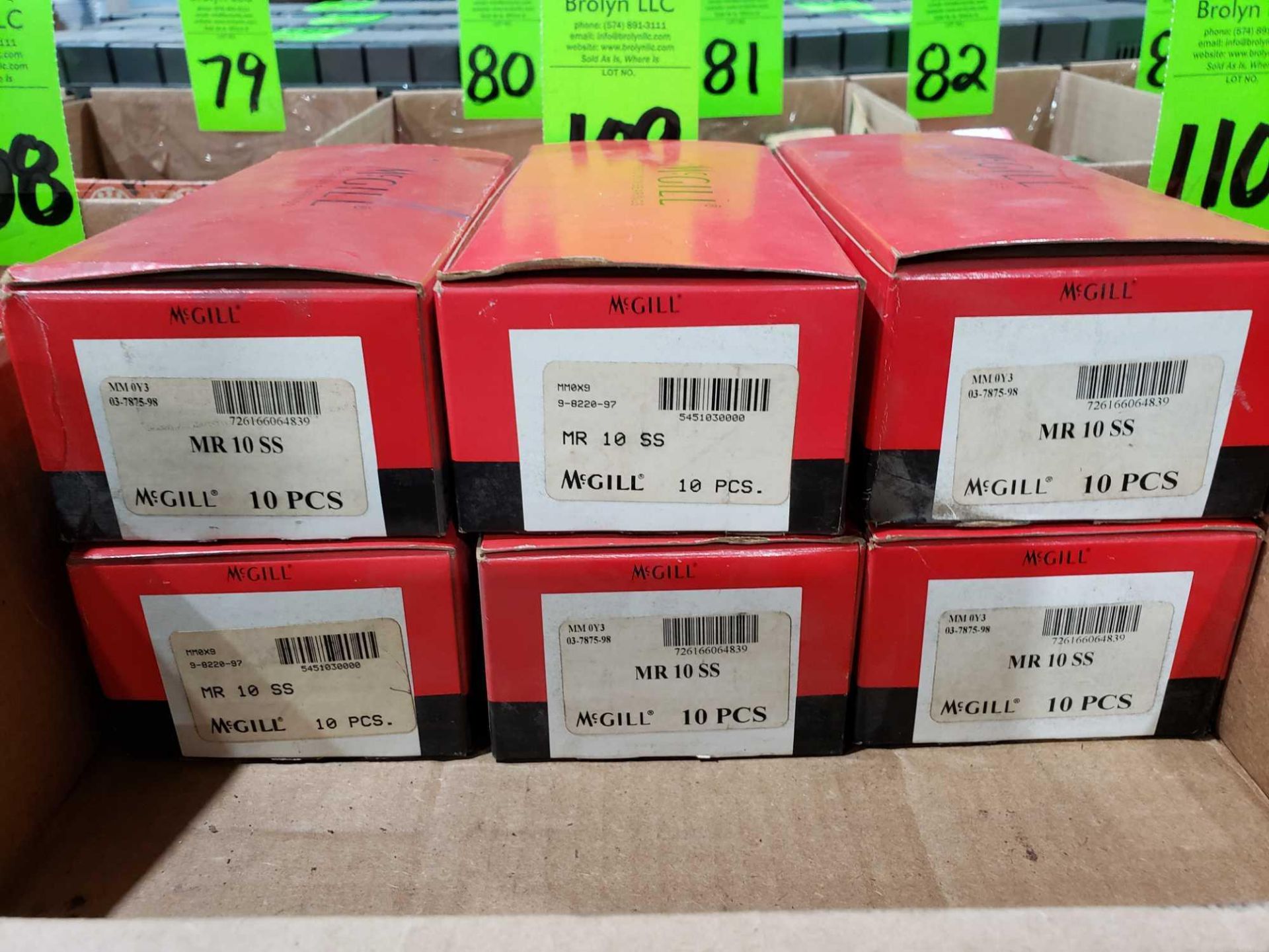 Qty 60- McGill bearings, part number MR10SS. New in boxes as pictured. - Image 2 of 2