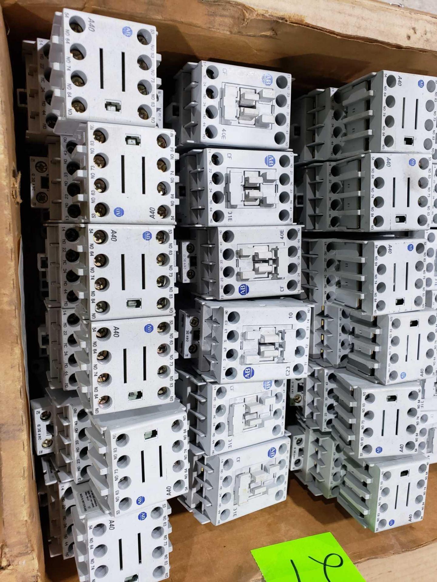 Large Qty of Allen Bradley Contactors in assorted sizes and part numbers. - Image 4 of 4