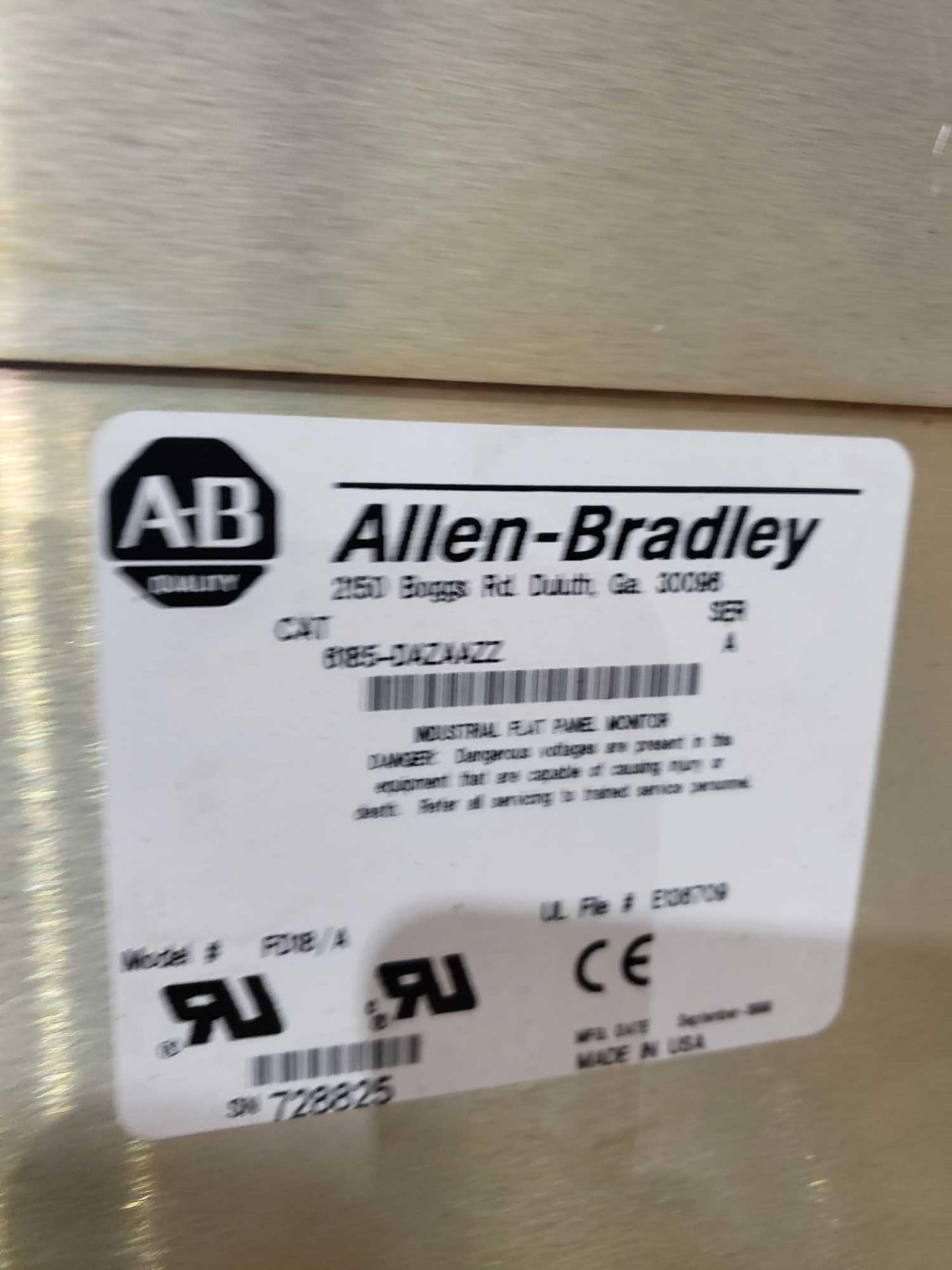 Allen Bradley Catalog 6185-DAZAAZZ. - Image 2 of 2