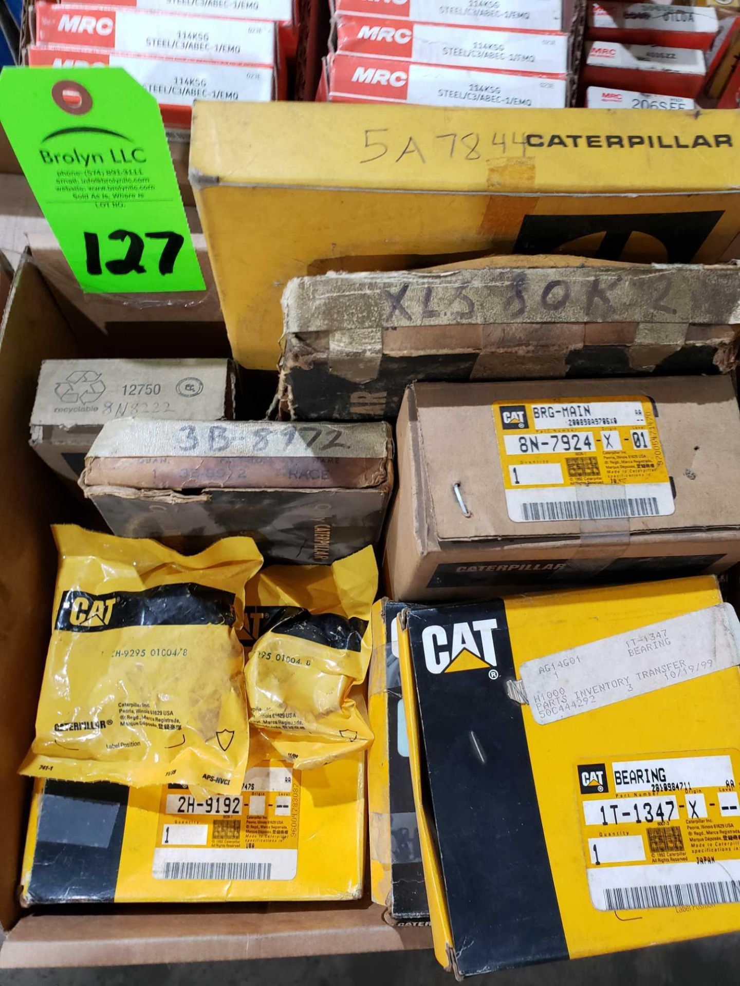 Qty 11- Caterpillar bearings, assorted part numbers. New in boxes as pictured. - Image 2 of 2