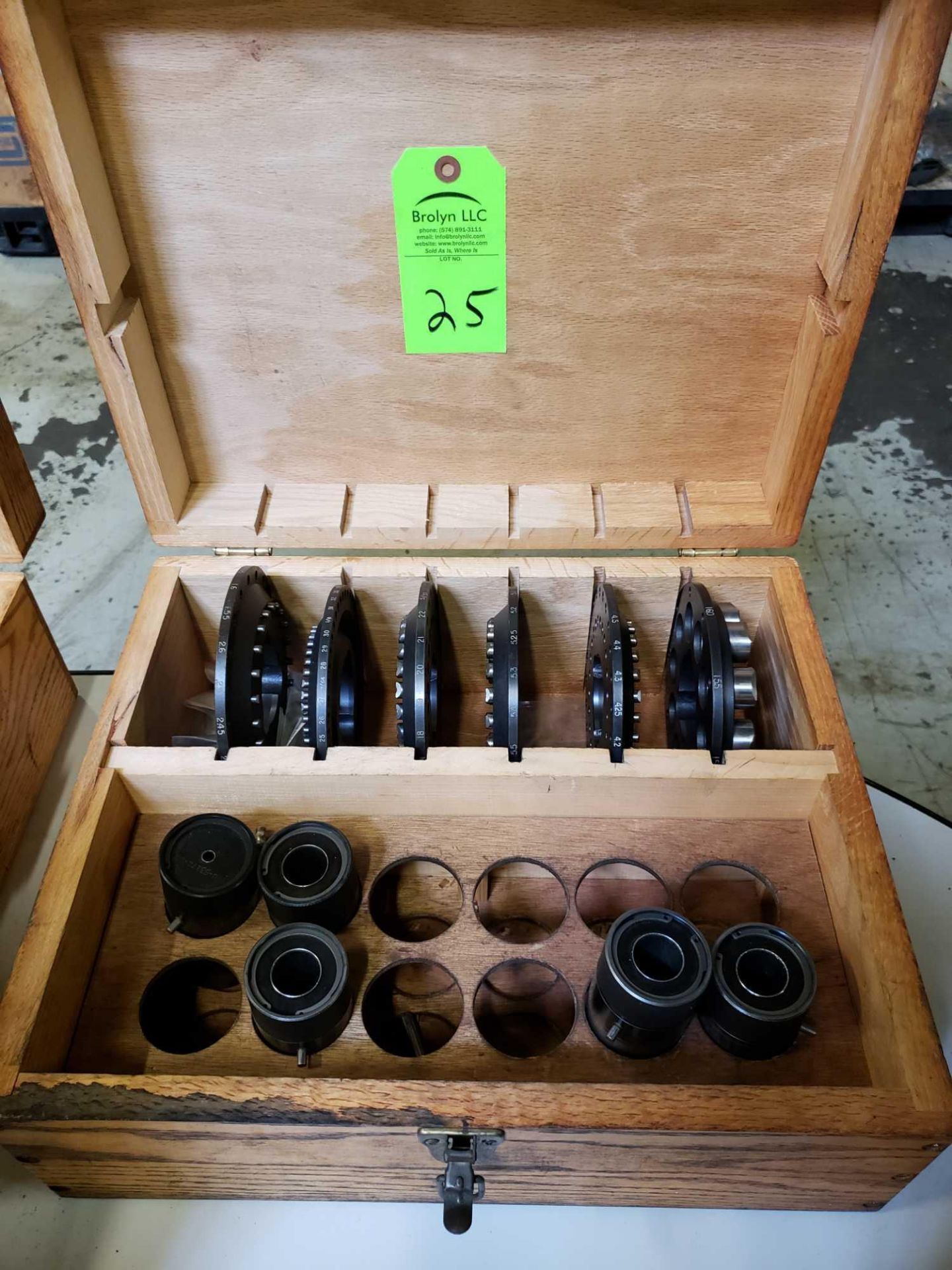 Bickford Drill Point sharpener accessory and collet set.