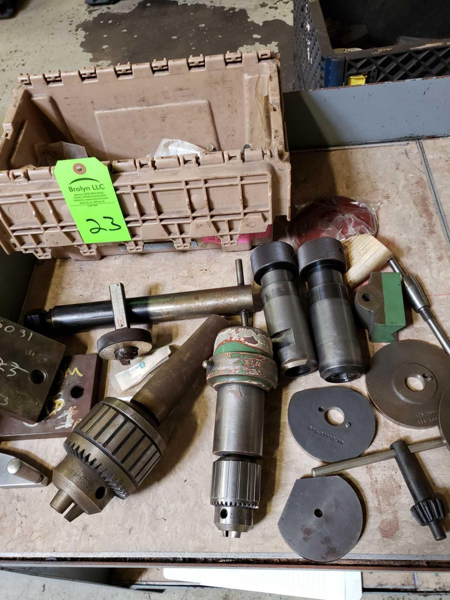 Lot of assorted tooling and chucks including Jacob and more. - Image 9 of 13